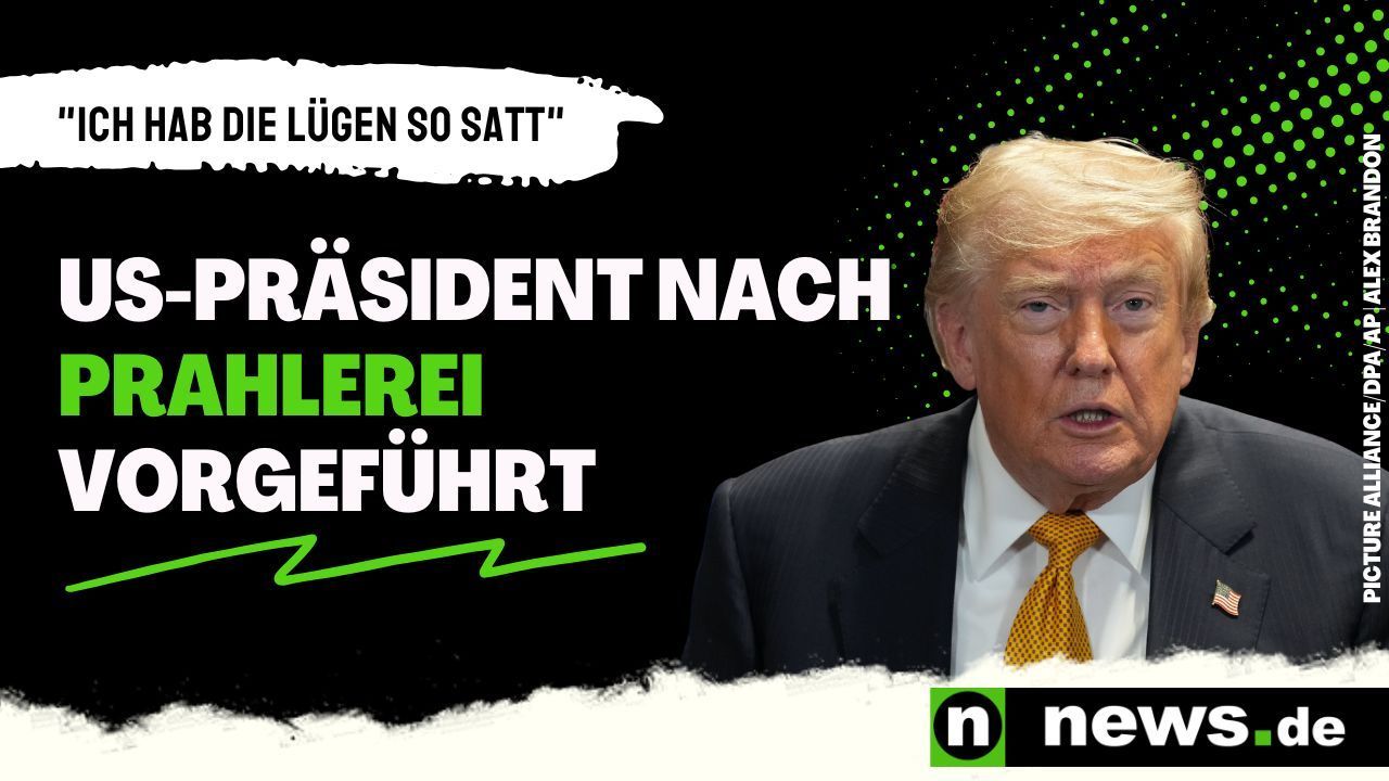 Video: Donald Trump: US-Präsident nach Prahlerei vorgeführt