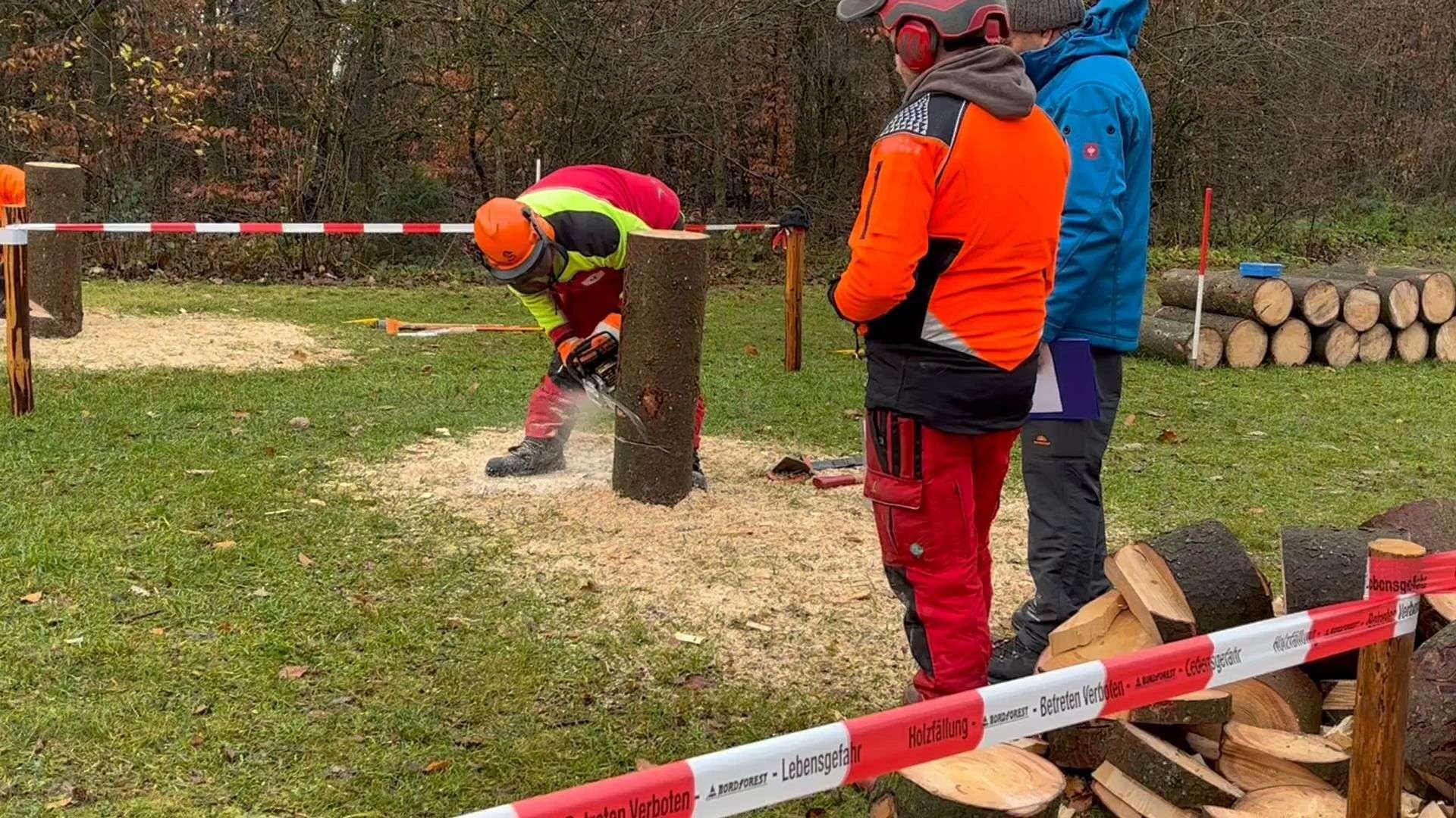 Forstlicher Wettbewerb im Walderlebniszentrum