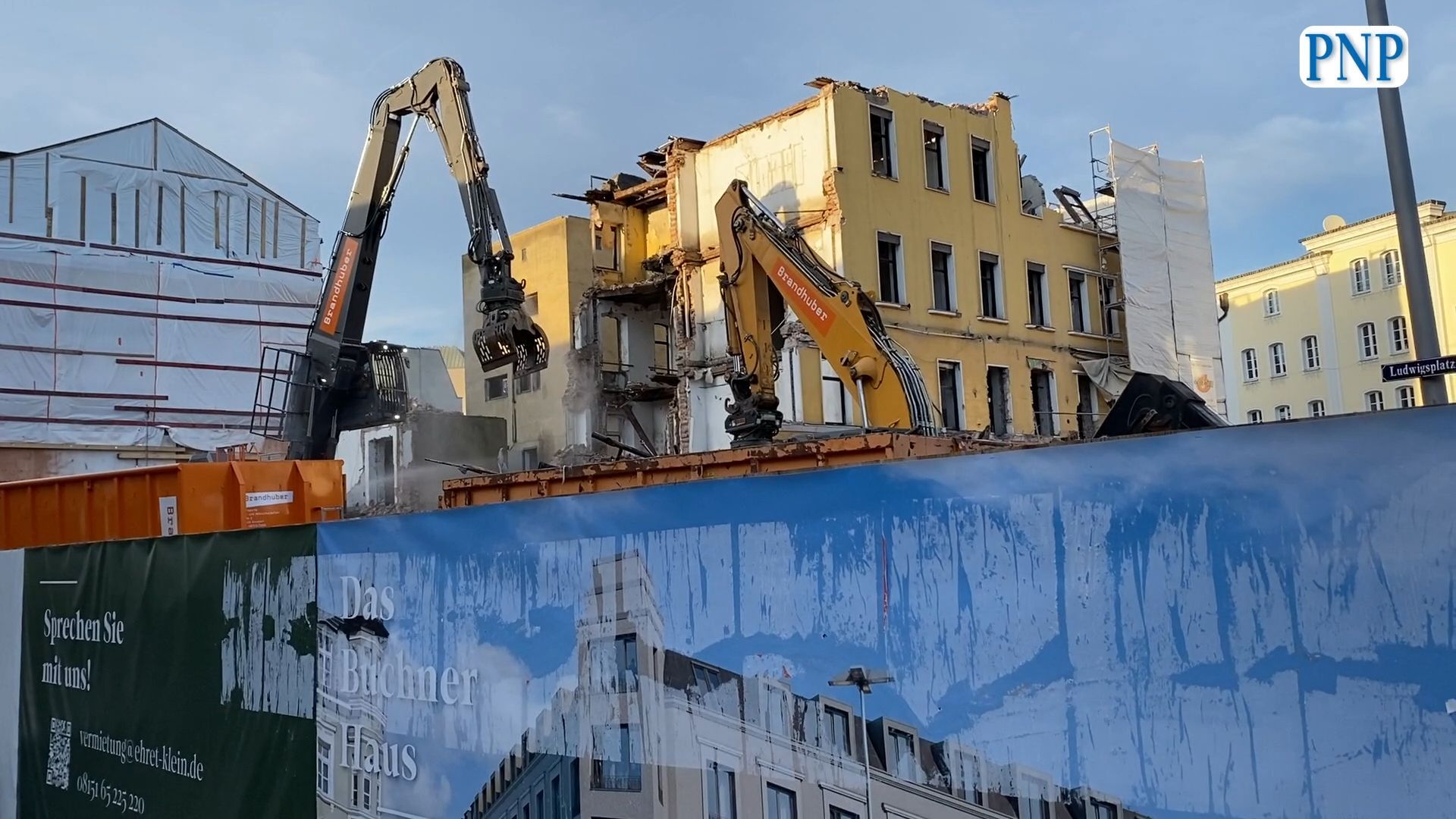 Abriss Buchner Haus geht voran