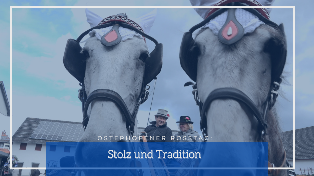 Osterhofener Rosstag: Stolz und Tradition