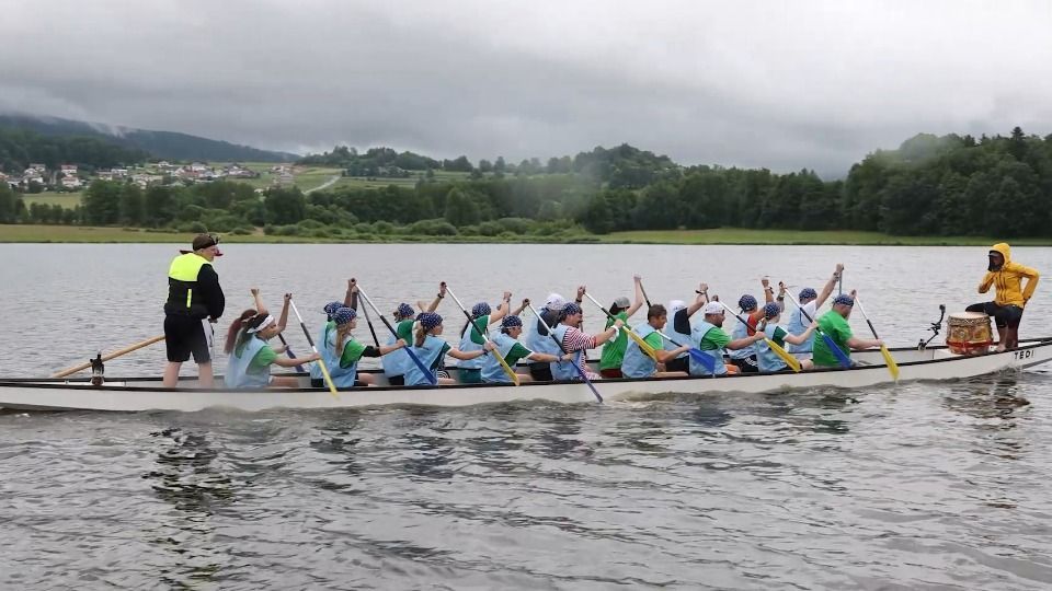 Video: Drachenbootrennen 2025 am Perlsee Waldmünchen