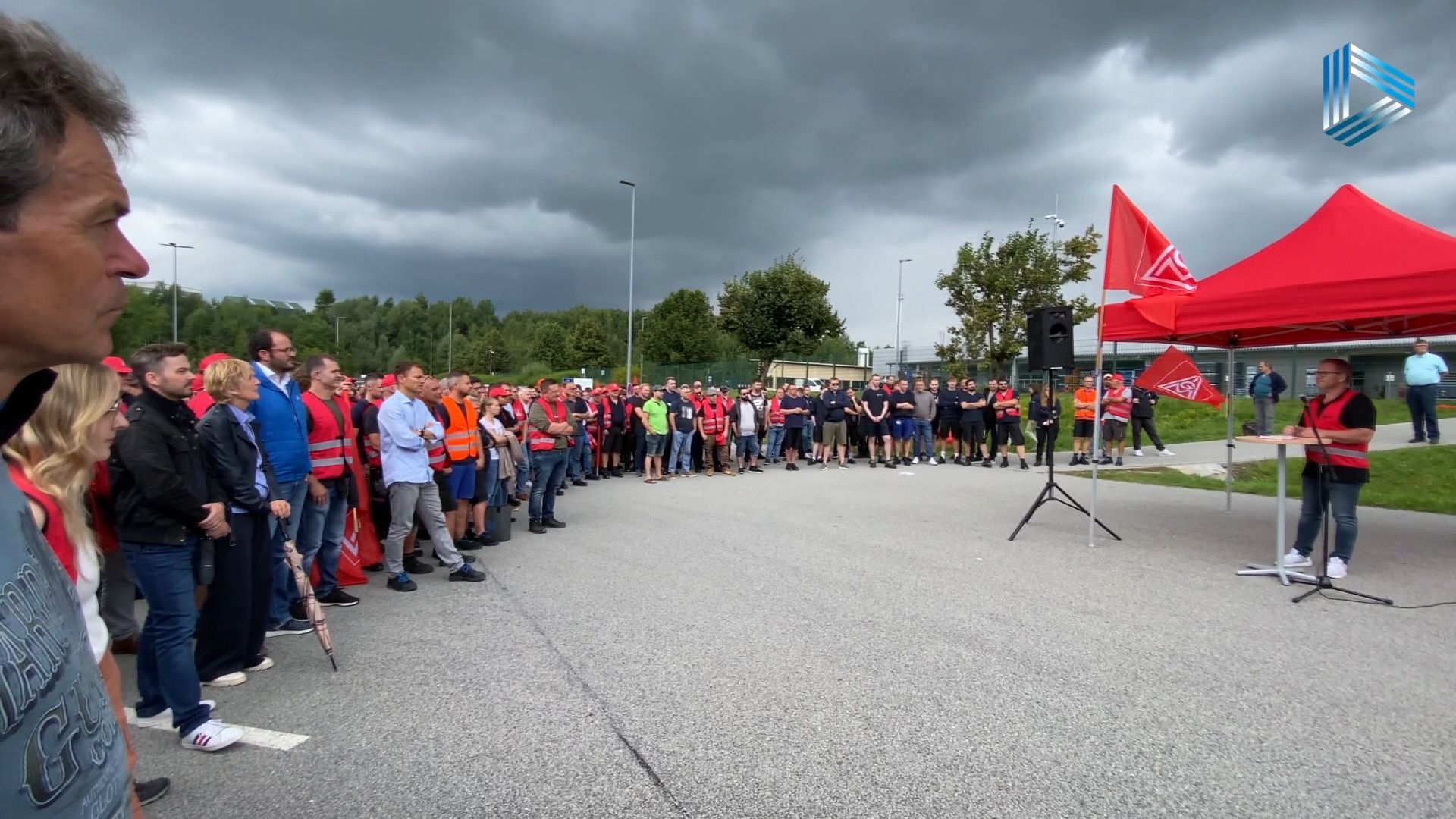 Video: Großdemonstration bei ZF in Thyrnau