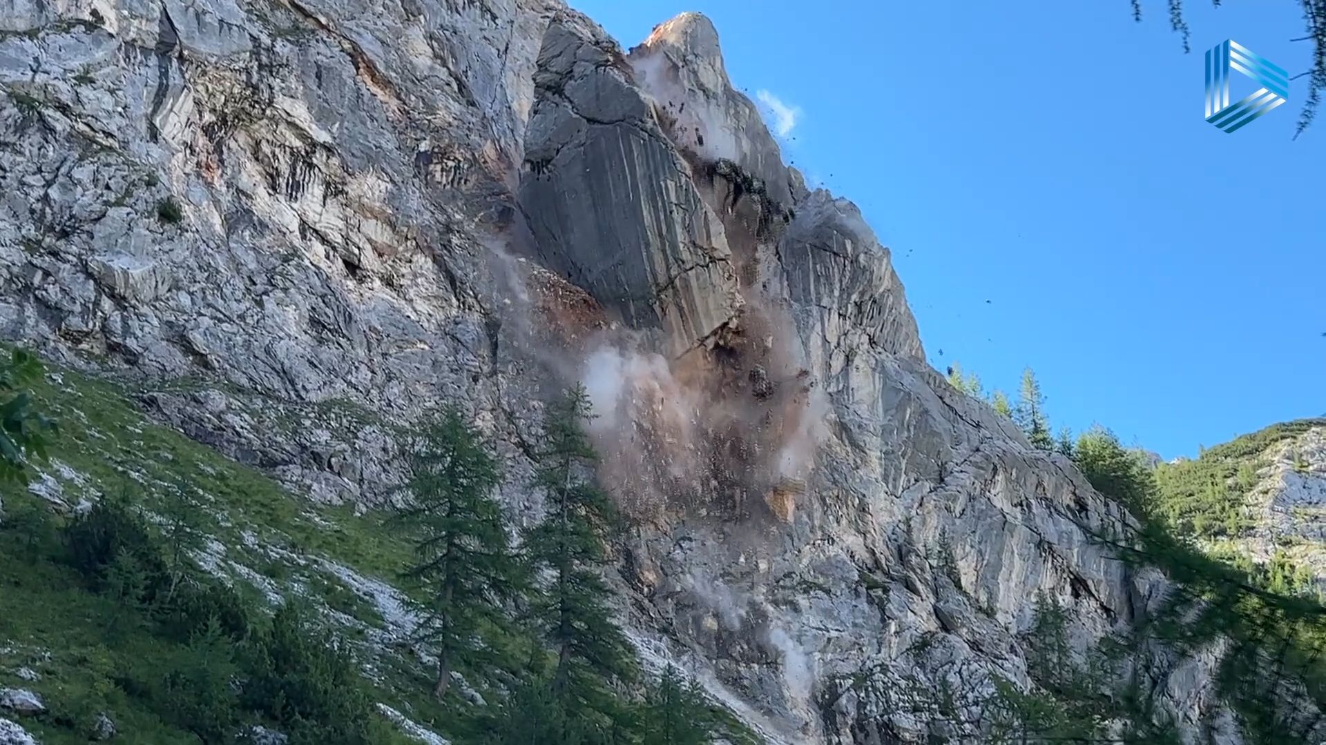 Video: Gigantischer Felssturz in den Berchtesgadener Alpen