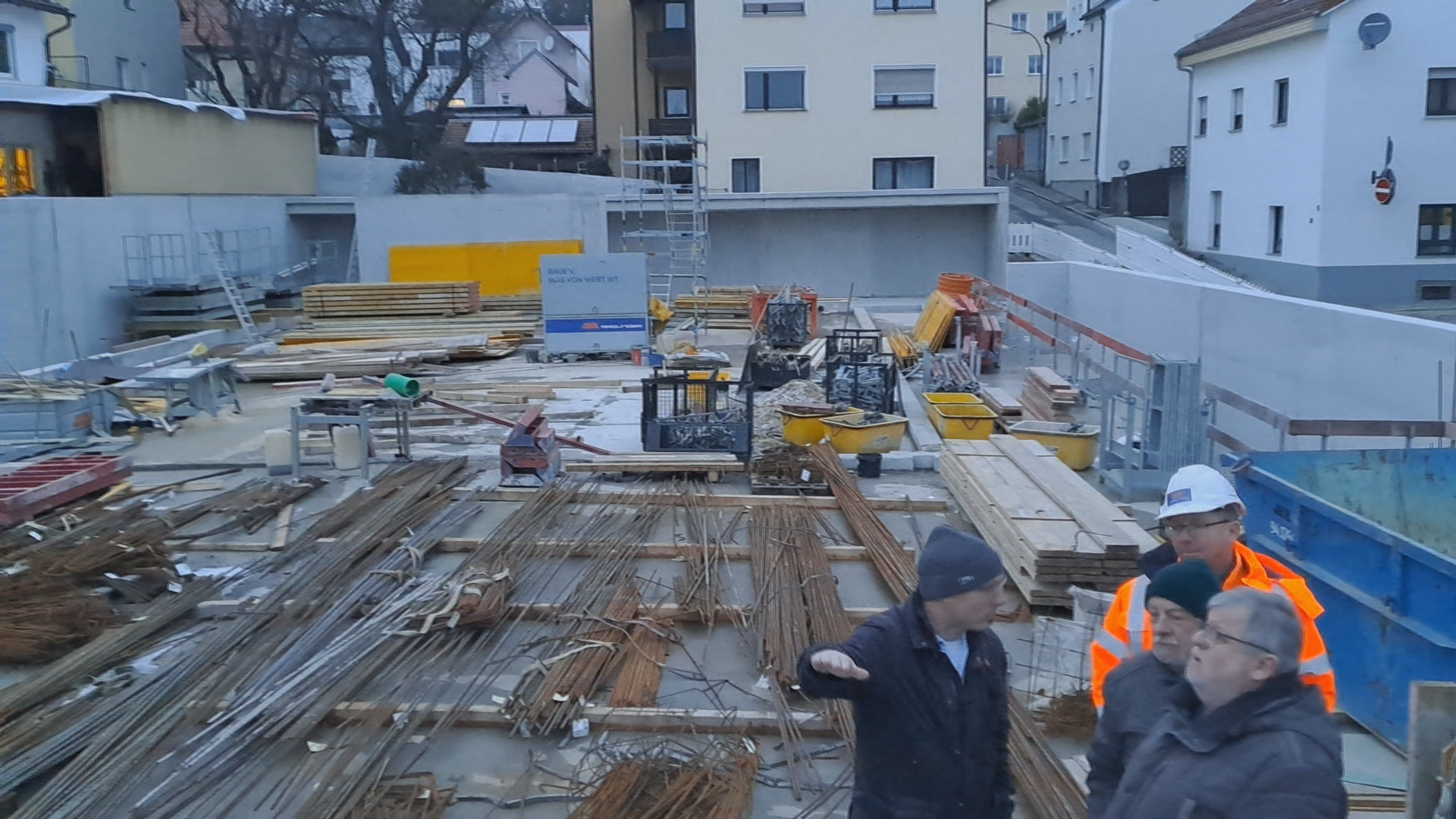 Video: Ein Rundgang durch die Baustelle des neuen Parkhauses in Bad Kötzting