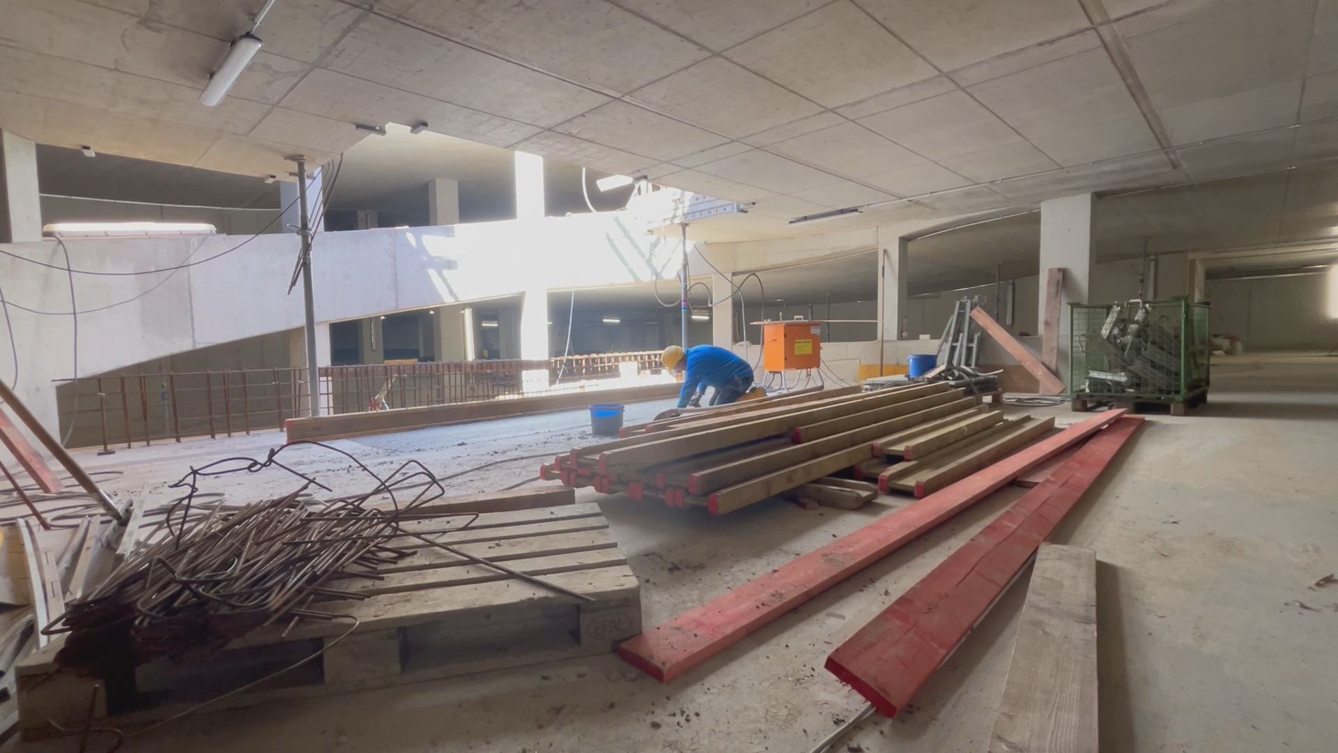 Video: Stadtgarage Bad Kötzting: Einblick ins Innere der Großbaustelle