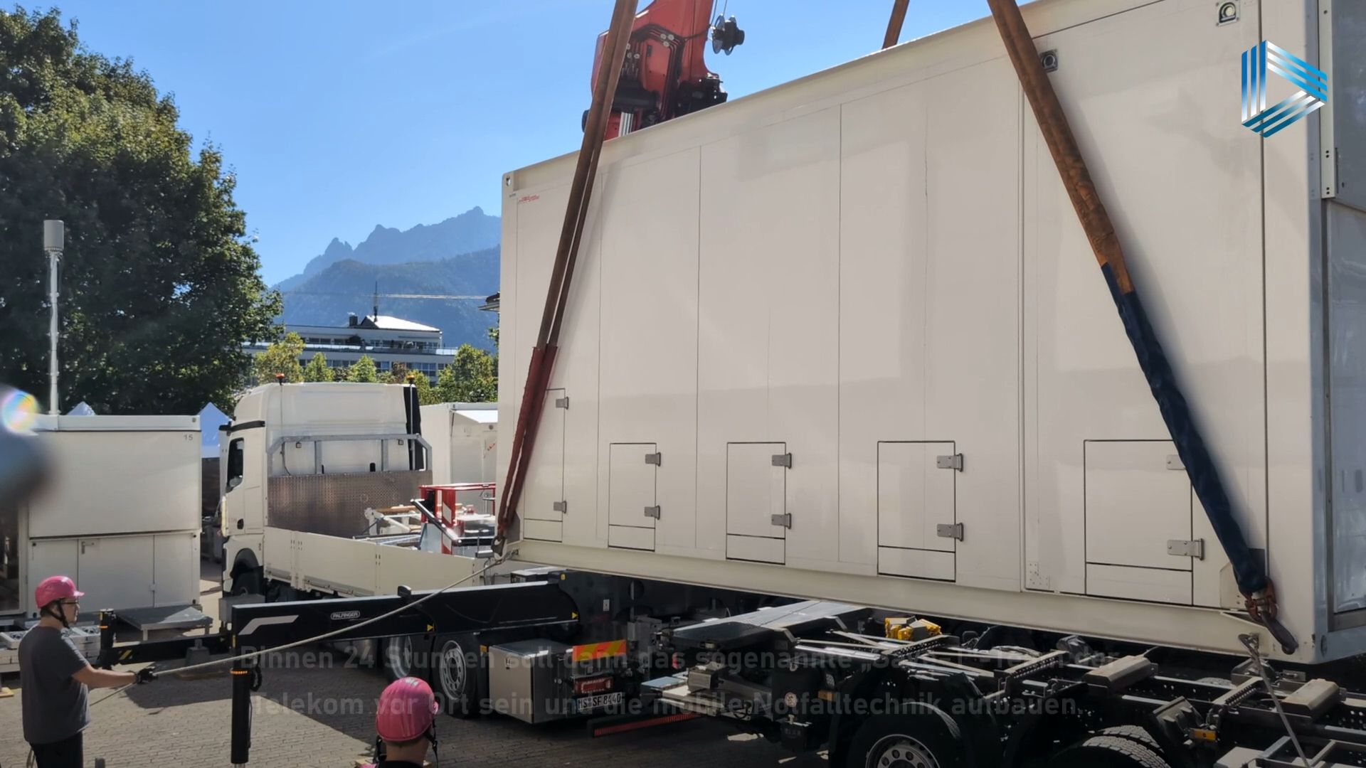 Video: Telekom übt in Bad Reichenhall für Katastrophenfall