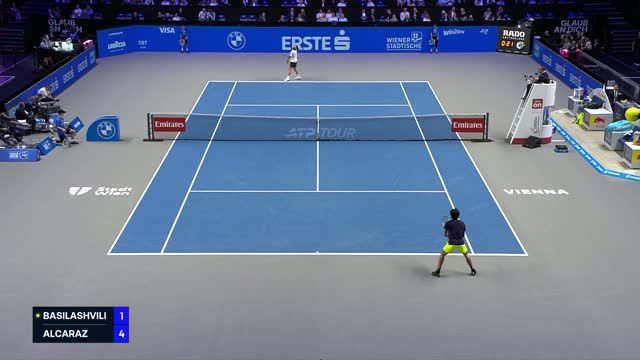 Highlights: Alcaraz erreicht Viertelfinale in Wien