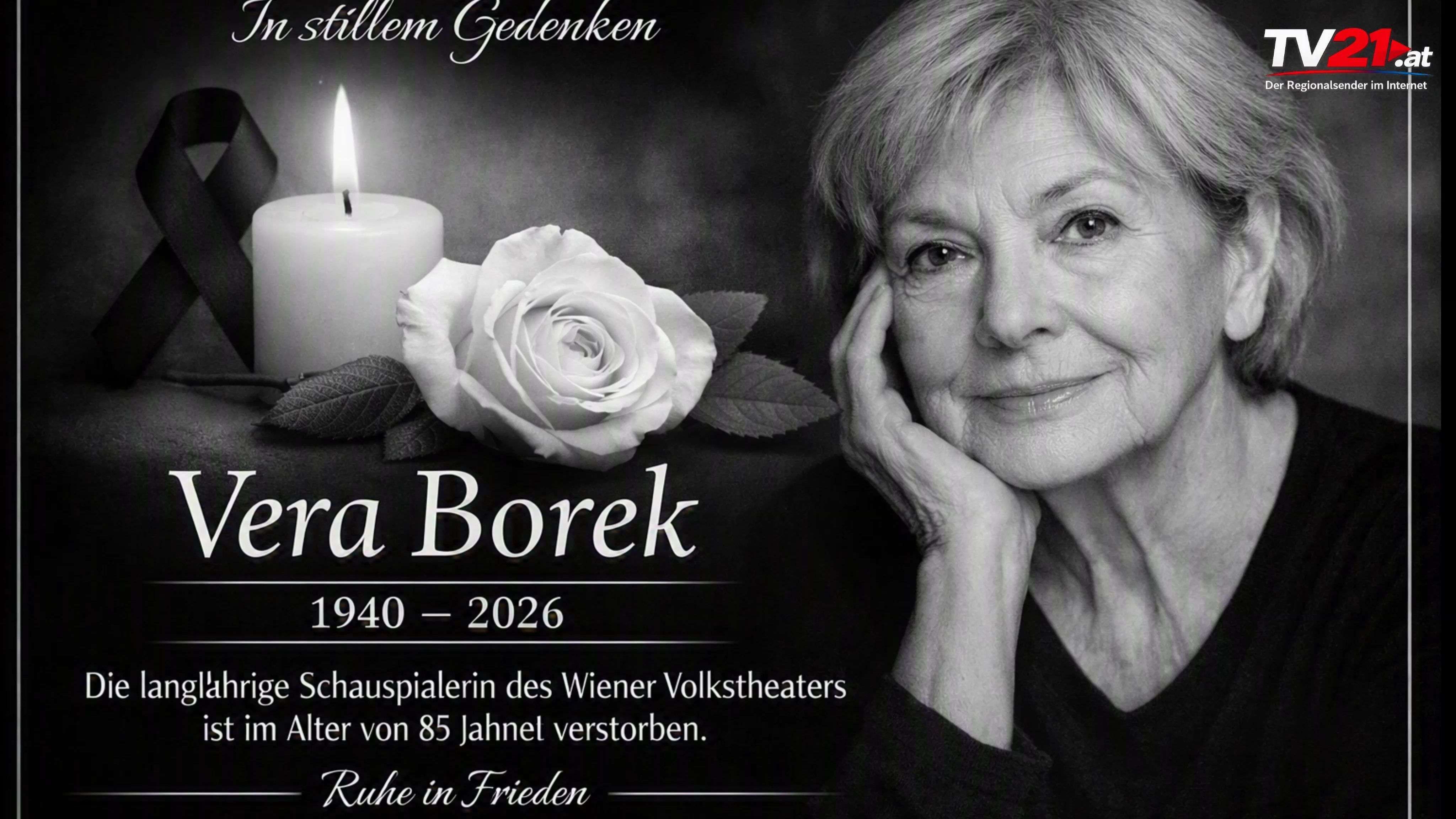 Video: Trauer um Vera Borek: Volkstheater-Legende mit 85 Jahren gestorben