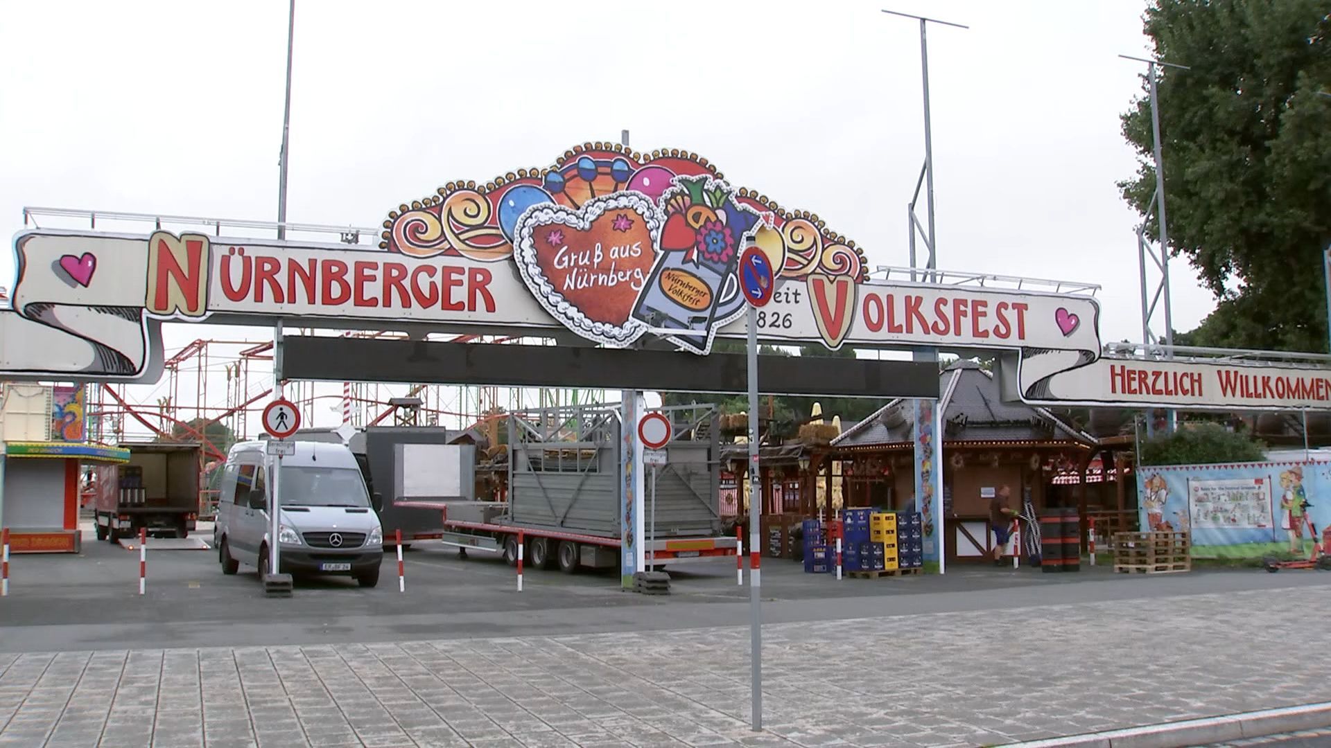 Herbstvolksfest naht: Vorbereitungen in Nürnberg laufen