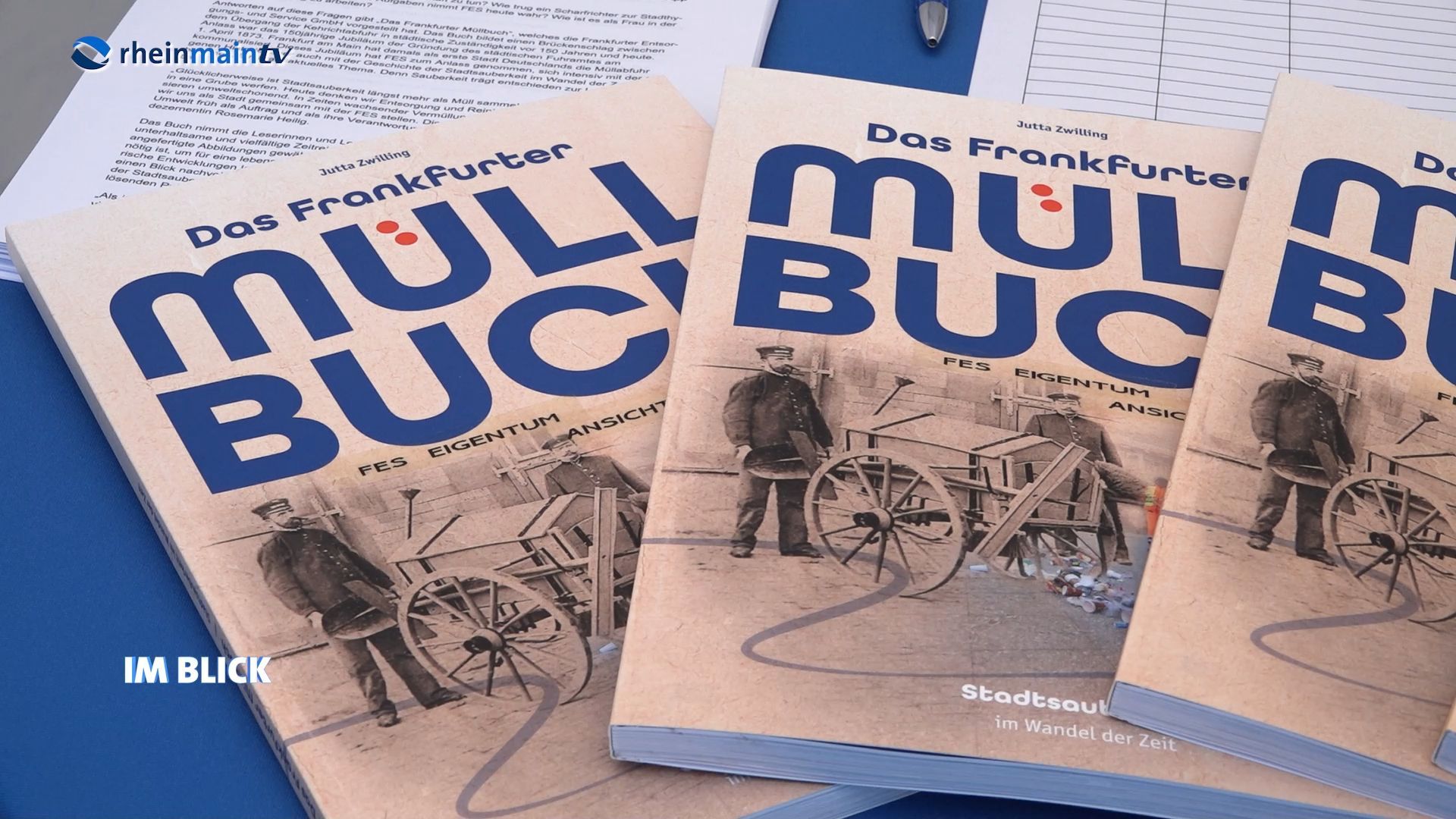FES bringt Buch zur Stadtsauberkeit in Frankfurt raus