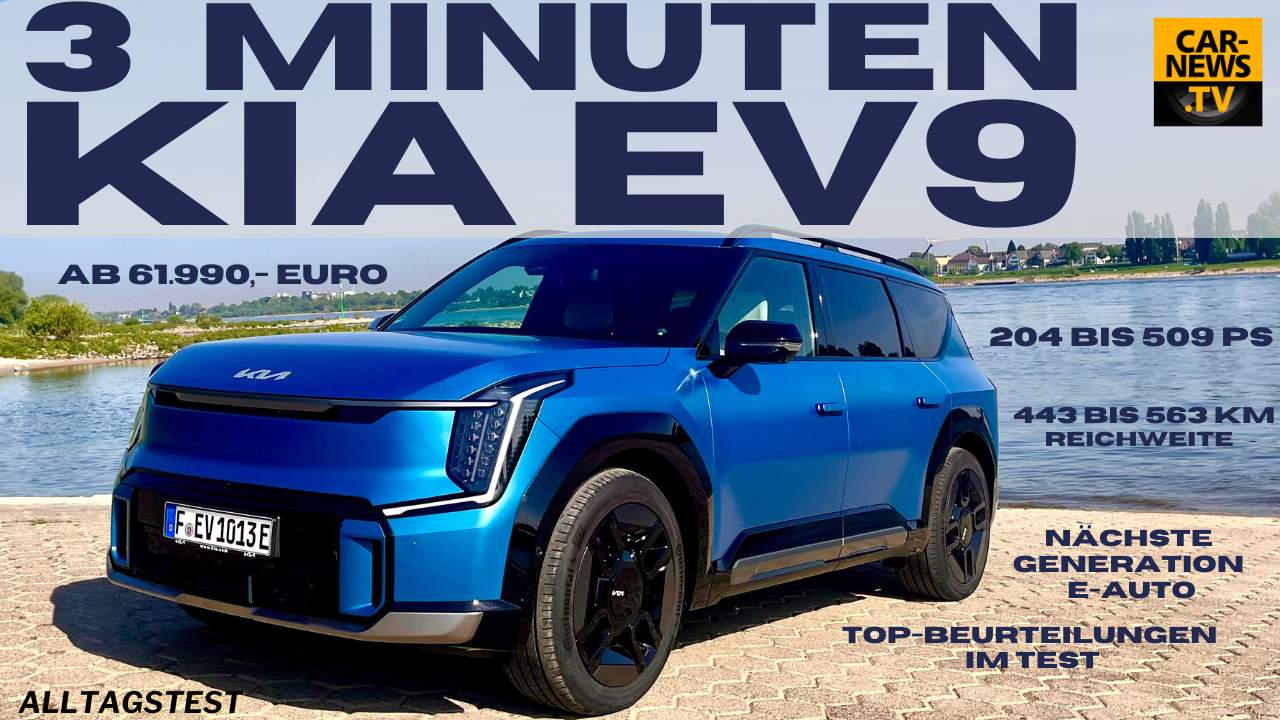 3 Minutes KIA EV9 - Brilliant Monster