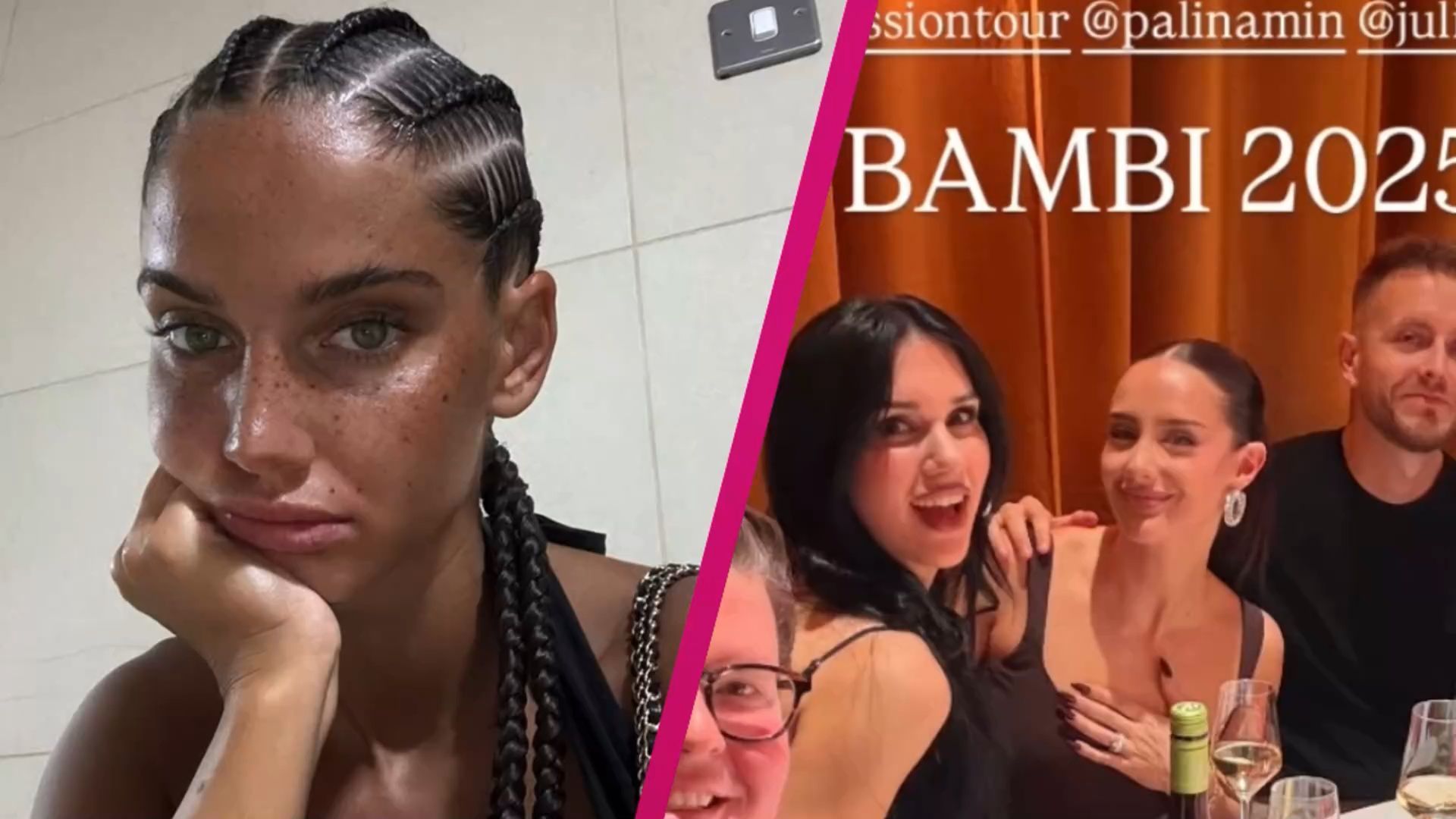 Tanja Makarić: Meaningful Reaction to Vanessa Borck's Bambi Evening with Julian Claßten & Palina