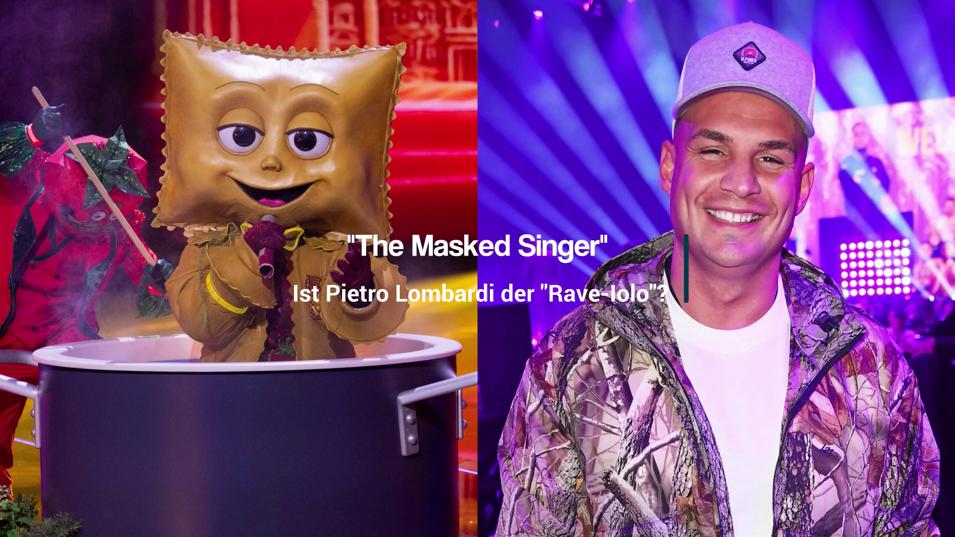 "The Masked Singer": Durch Panne enttarnt? Pietro Lombardi soll "Rave-Iolo" sein!