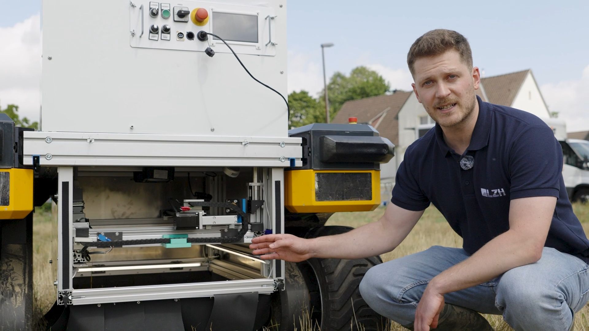 Laser against Jacob's Ladder: Field test with robot