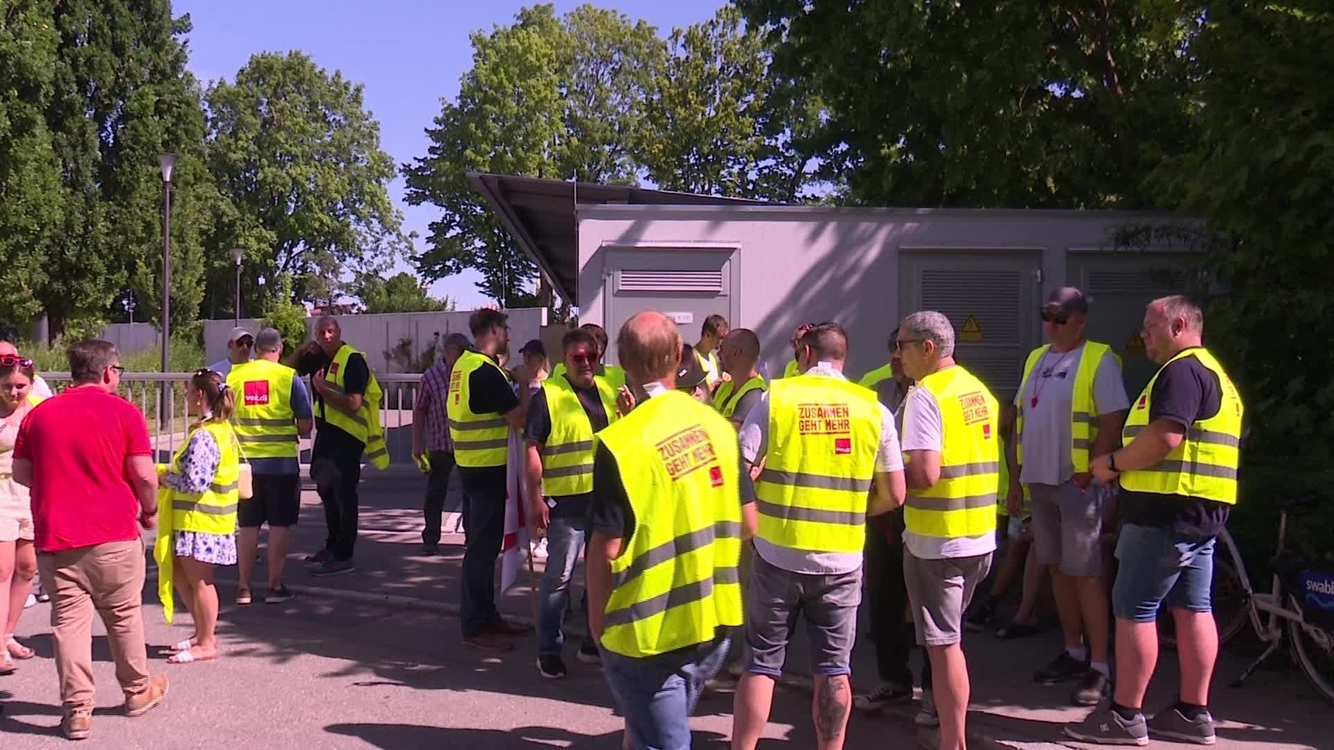 Video: Warnstreiks im Energiesektor