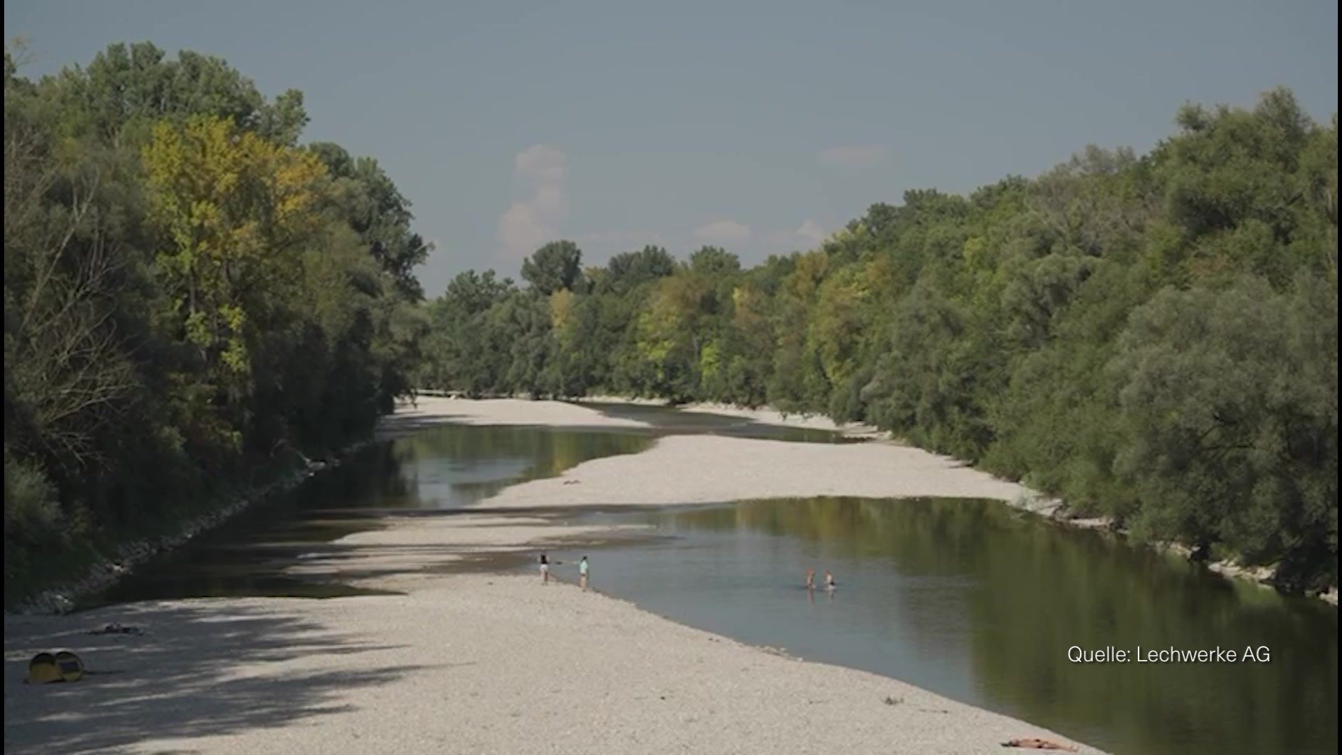 Video: Wasser aus dem Lechkanal in die Auwälder zurück