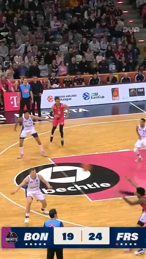 Spiel Highlights zu Telekom Baskets Bonn - SKYLINERS Frankfurt