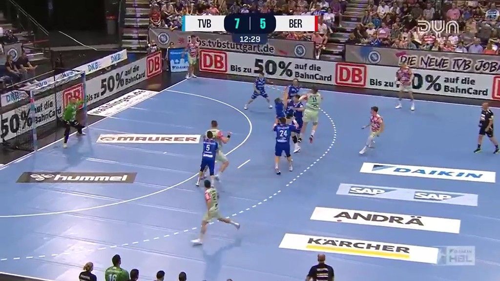Spiel Highlights zu TVB Stuttgart – Füchse Berlin
