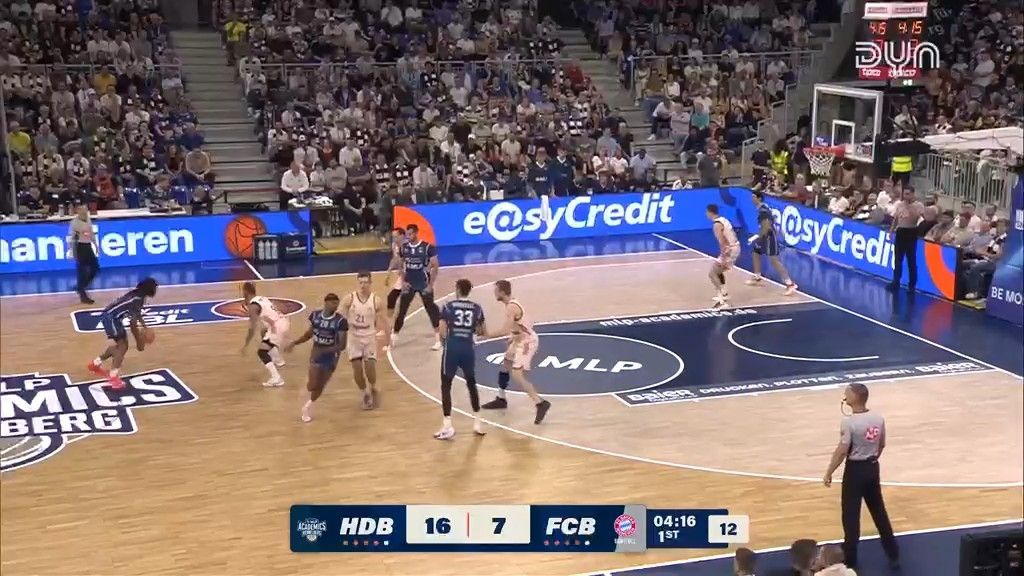Spiel Highlights zu MLP Academics Heidelberg – FC Bayern München Basketball