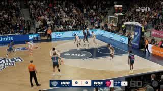 Spiel Highlights zu MLP Academics Heidelberg – Fitness First Würzburg Baskets