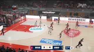 Spiel Highlights zu Fitness First Würzburg Baskets – ROSTOCK SEAWOLVES