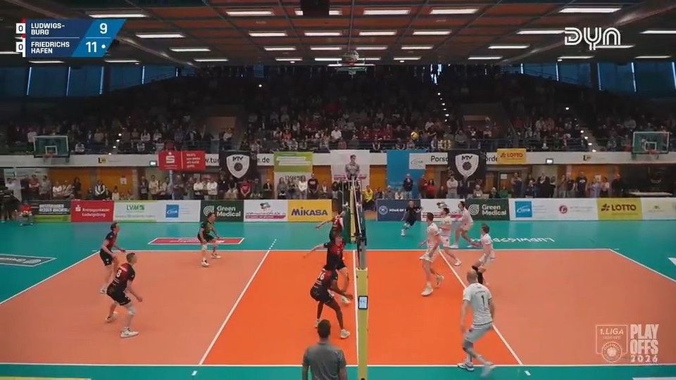 Spiel Highlights zu Barock Volleys MTV Ludwigsburg – VfB Friedrichshafen