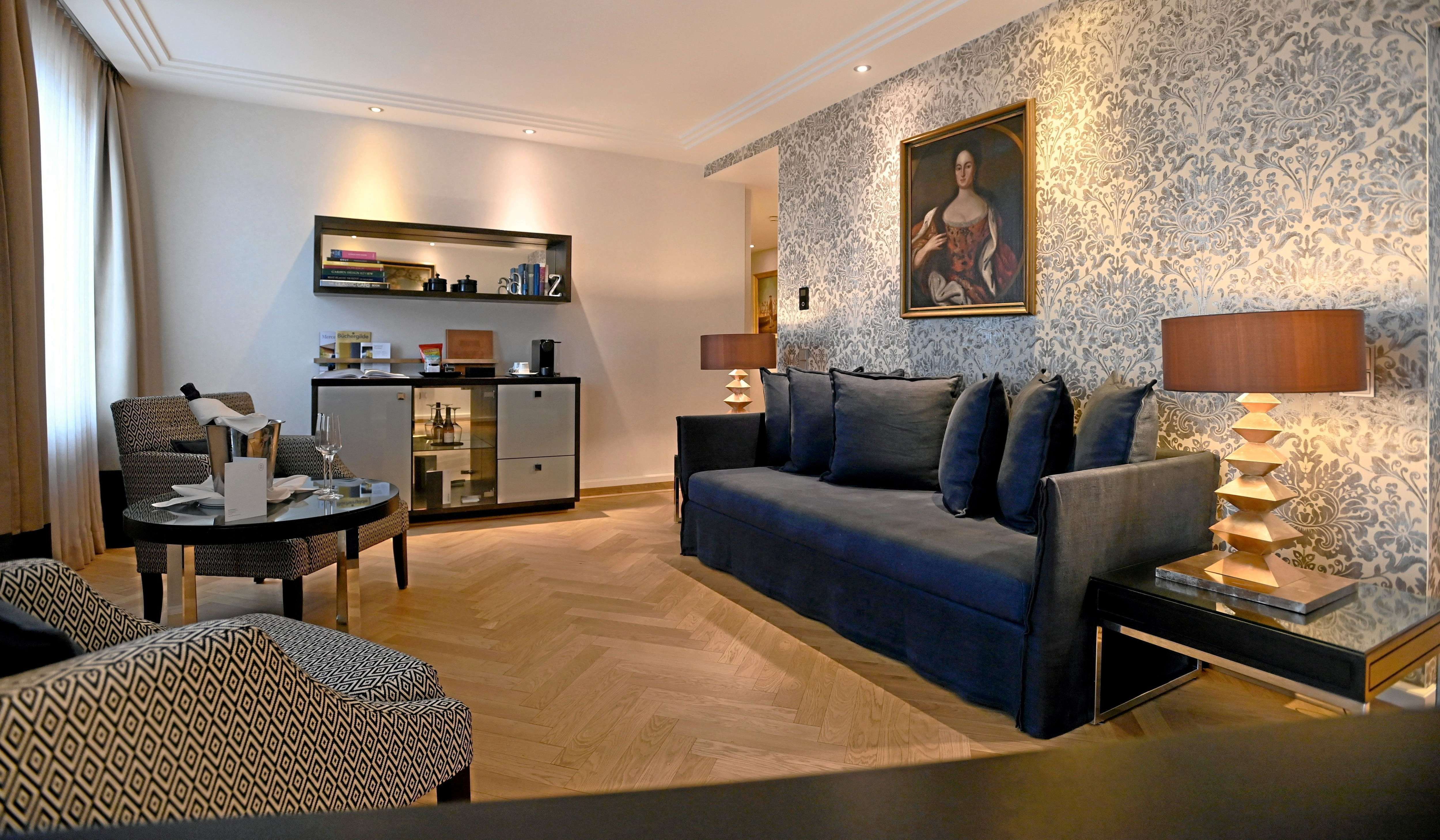 This is the most luxurious hotel suite in Augsburg