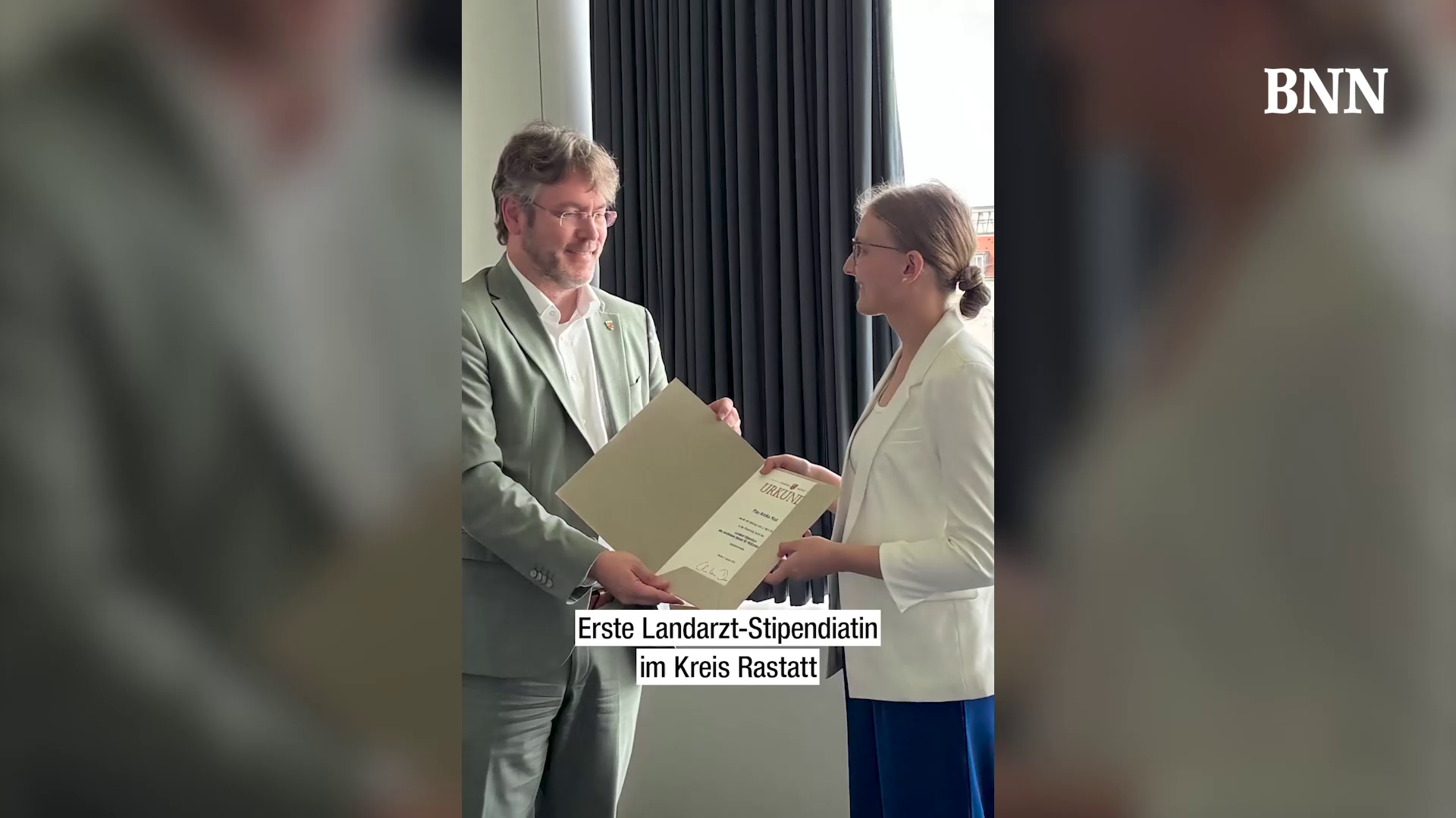 First Scholarship Recipient: Annika Mast from Varnhalt Wants to Become a Rural Doctor in the Rastatt District