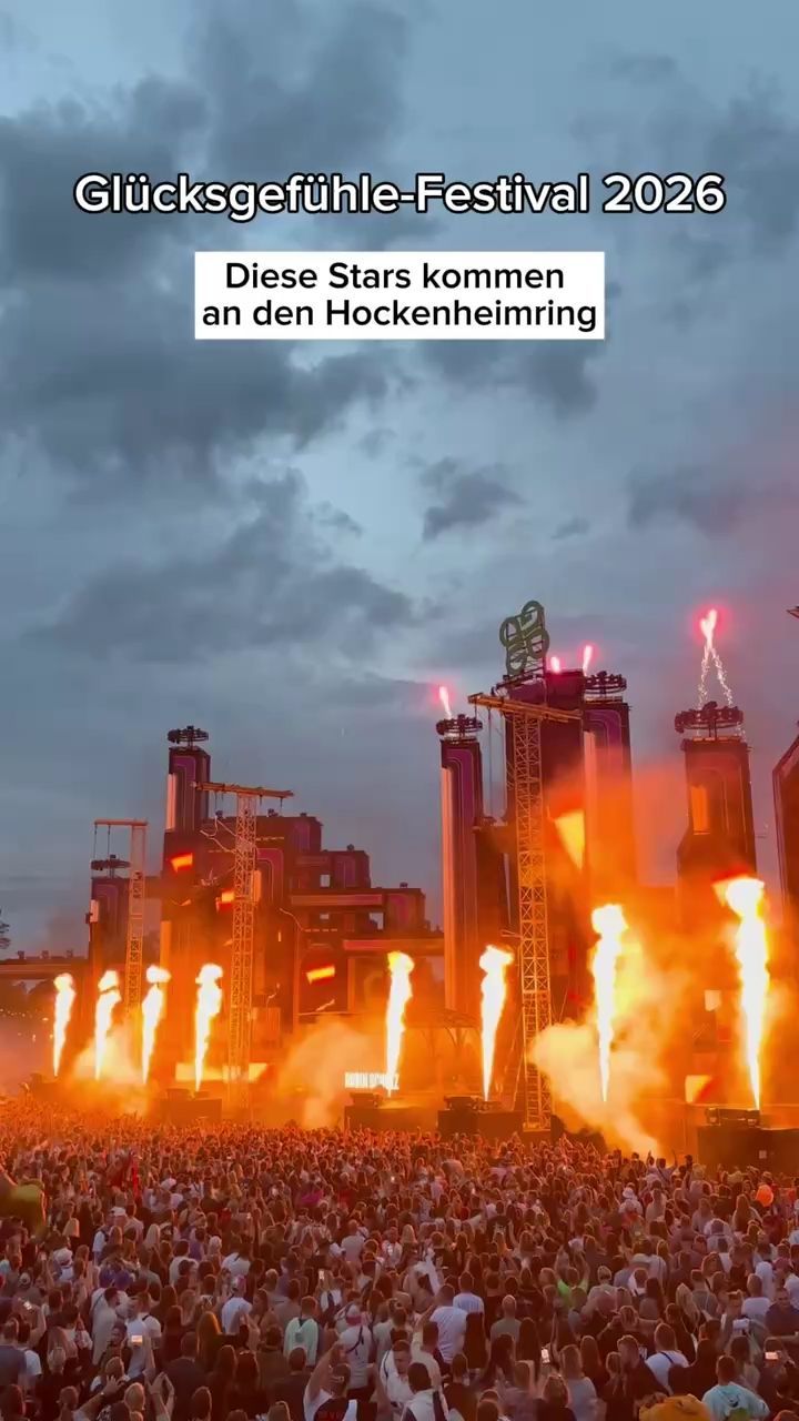 Video: Glücksgefühle-Festival 2026: Diese Stars spielen auf dem Hockenheimring