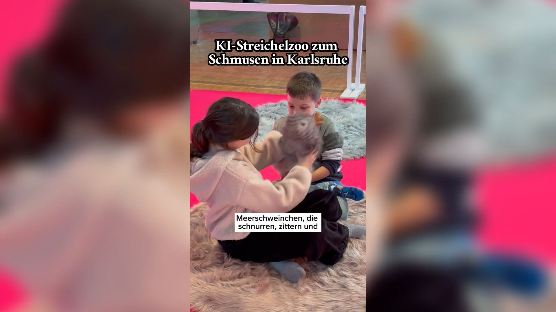 Video: Elektronischer Streichelzoo mit KI-Robo-Meerschweinchen im ZKM Karlsruhe