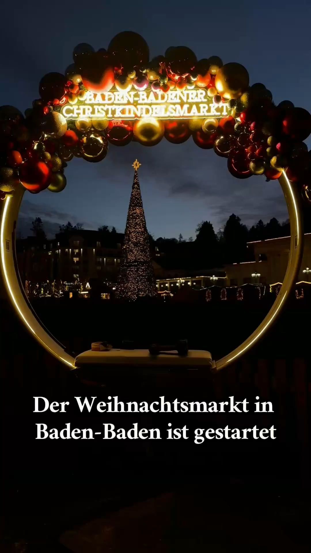 Video: Baden-Badener Christkindelsmarkt ist gestartet
