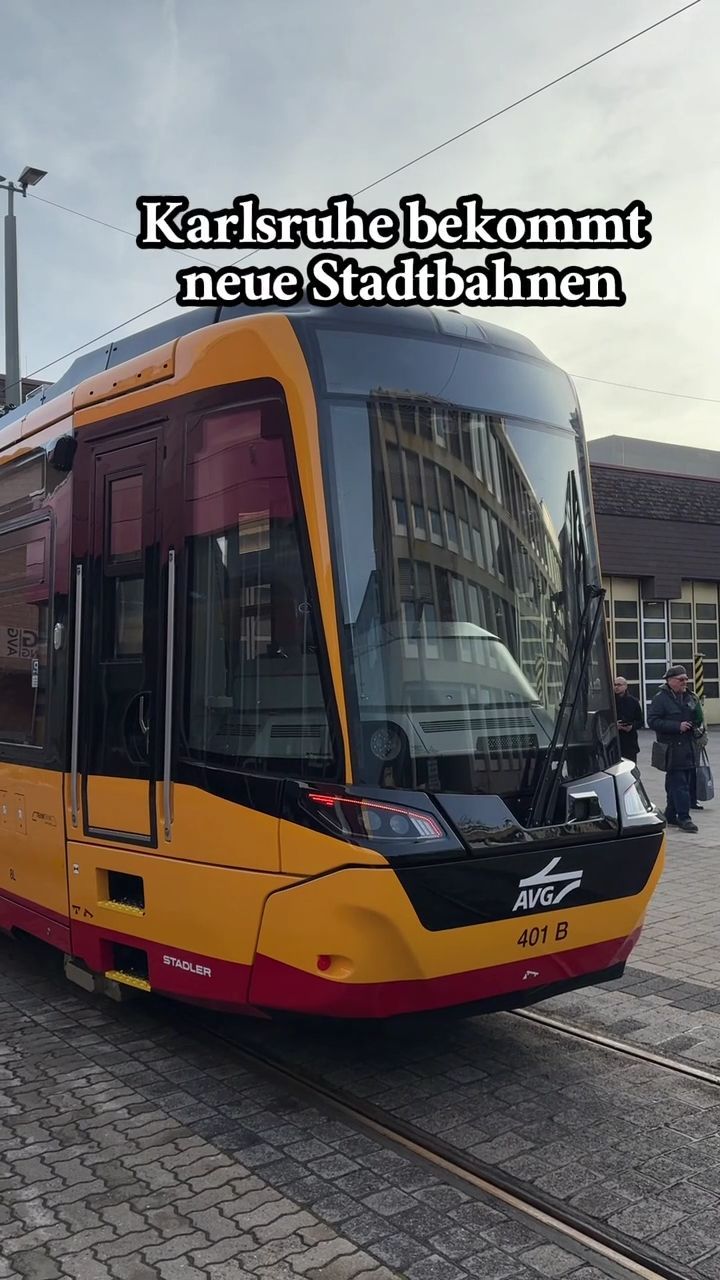 Video: Neue Stadtbahnen für Karlsruhe
