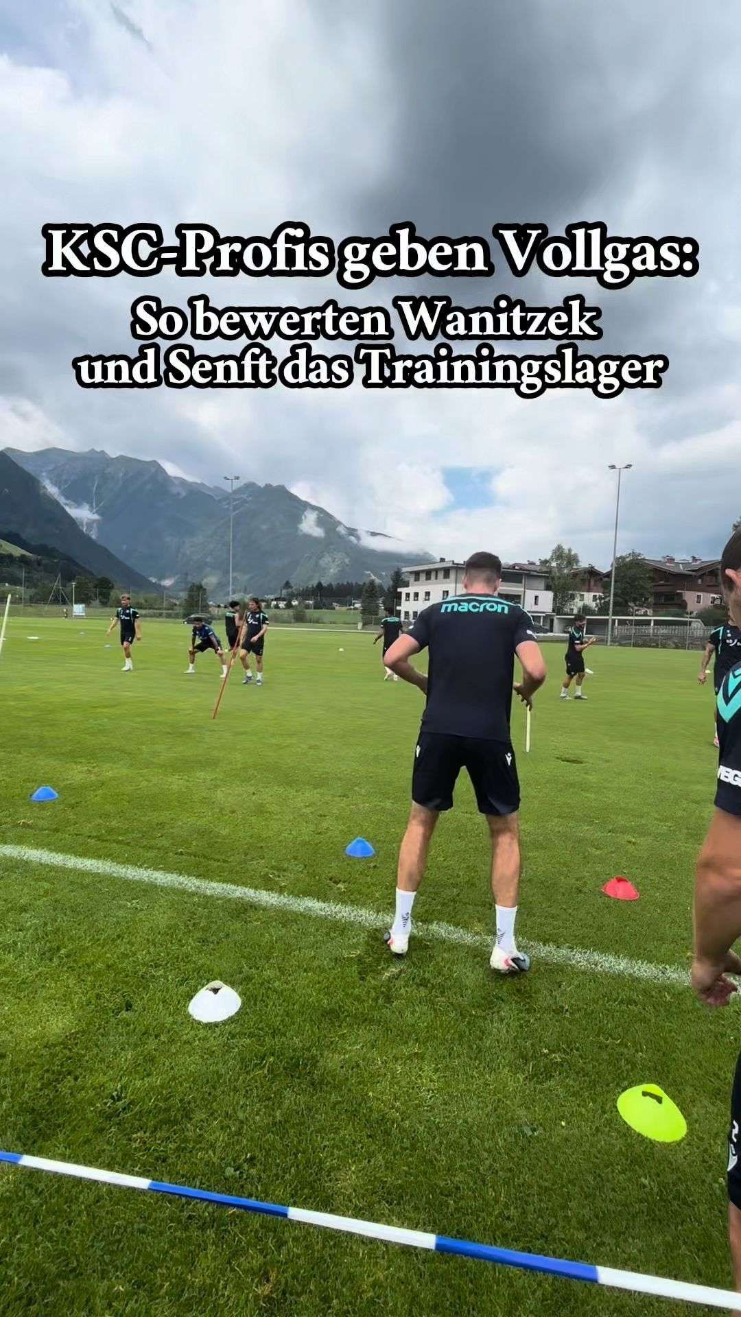 Video: So bewerten Wanitzek und Senft das KSC-Trainingslager