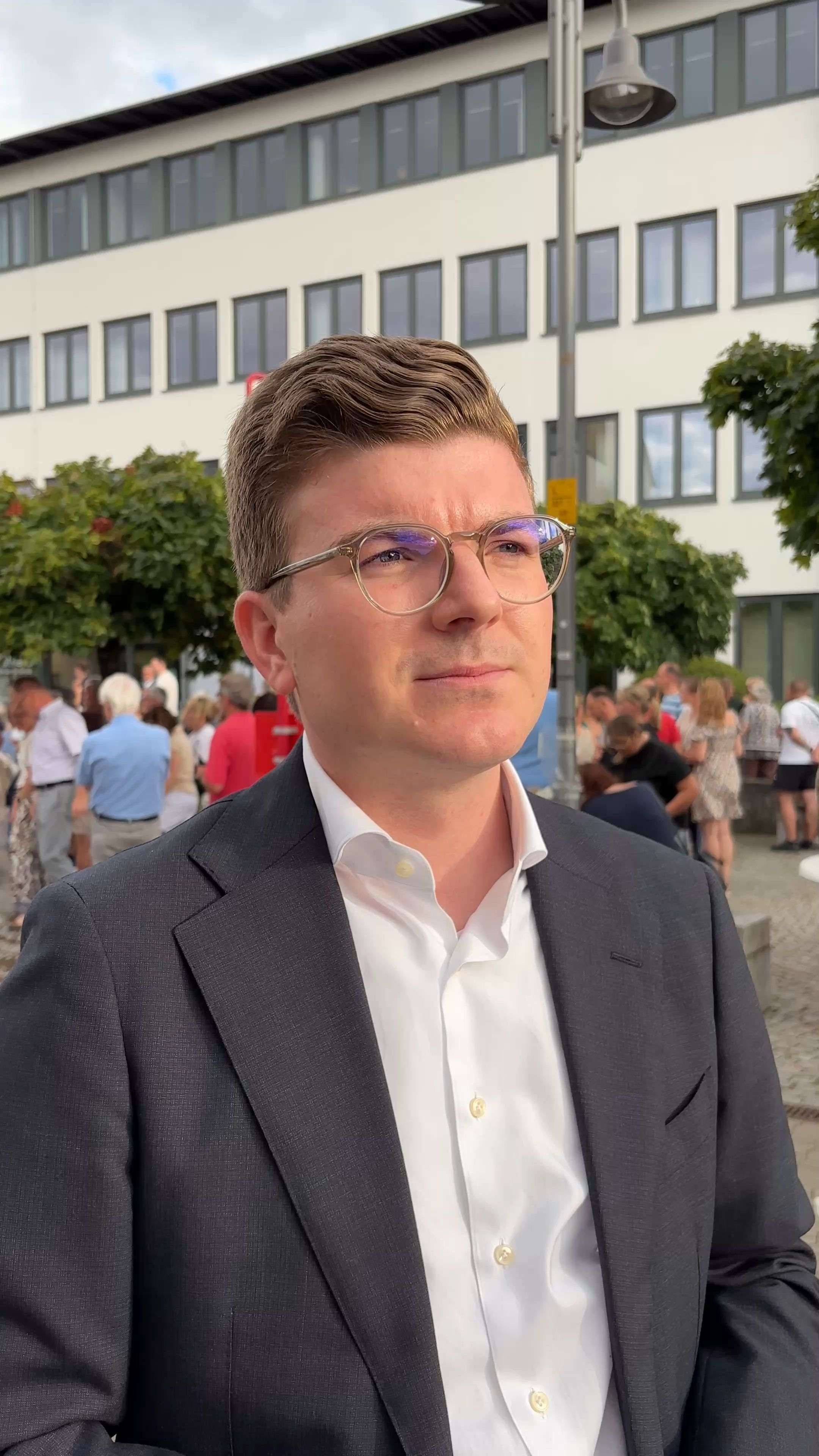 Video: Nach der Stichwahl in Stutensee: Tobias Walter nimmt die Niederlage gefasst