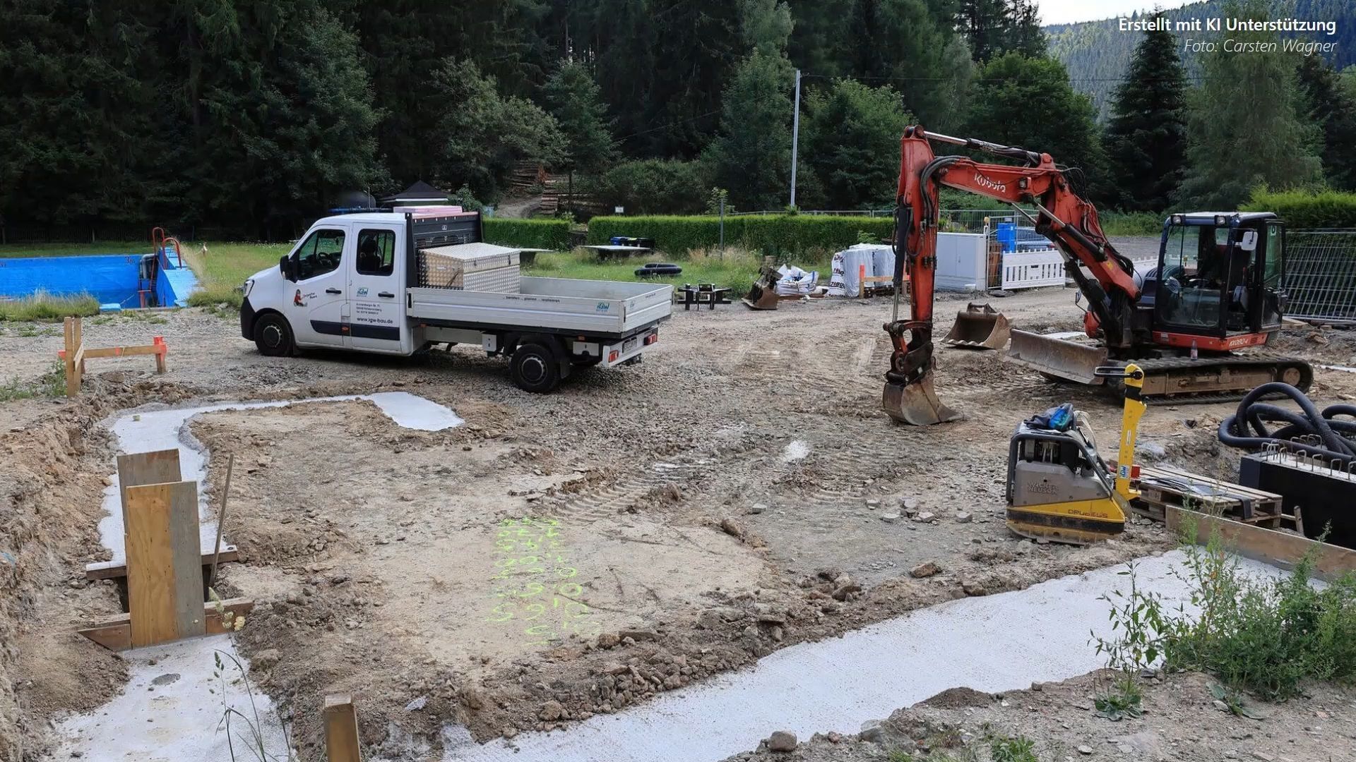 Video: Bauarbeiten in Waldbad im Erzgebirge beginnen – jetzt gibt es überraschend Hilfe
