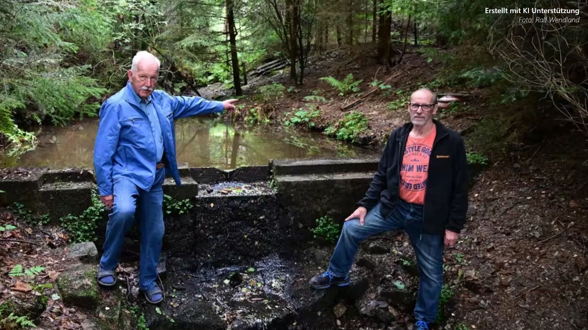 Video: Kneippen im Wald: Bei Wanderern beliebtes Ausflugsziel im Erzgebirge wird schöner