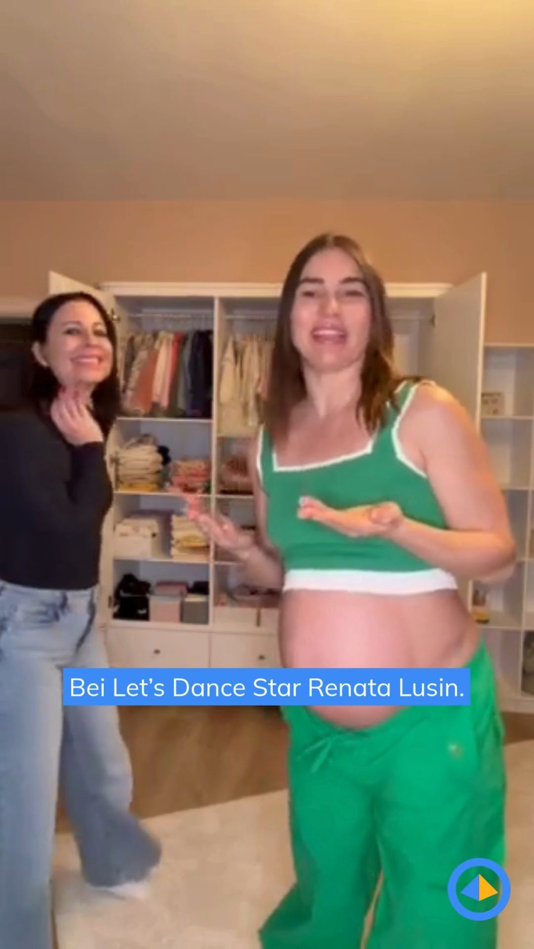 Video: Bruchsaler Aufräum-Expertin bei Let's Dance Star Renata Lusin