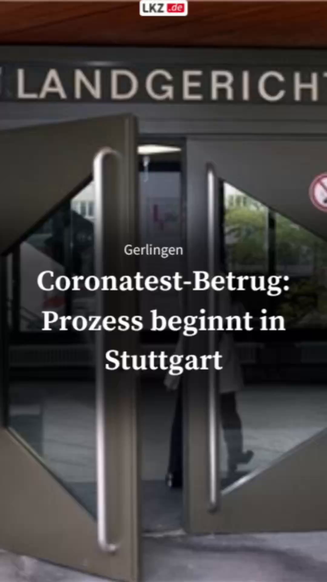 Video: Prozessauftakt um Millionenbetrug mit Corona-Teststationen in Gerlingen und Stuttgart
