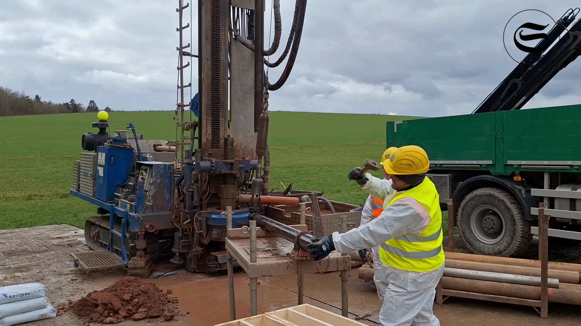 Video: Bohrungen für Fulda-Main-Leitung bei Zeitlofs