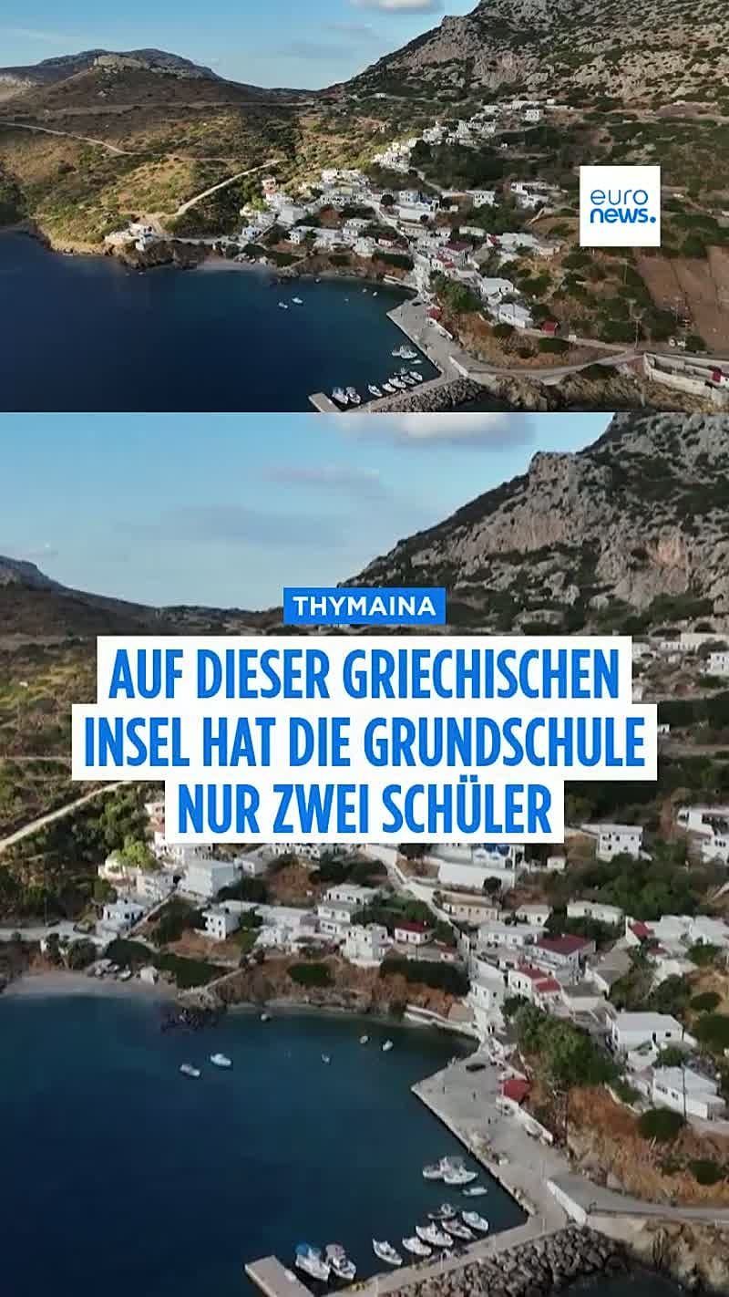Video: Thymaina: Auf dieser griechischen Insel hat die Grundschule nur zwei Schüler