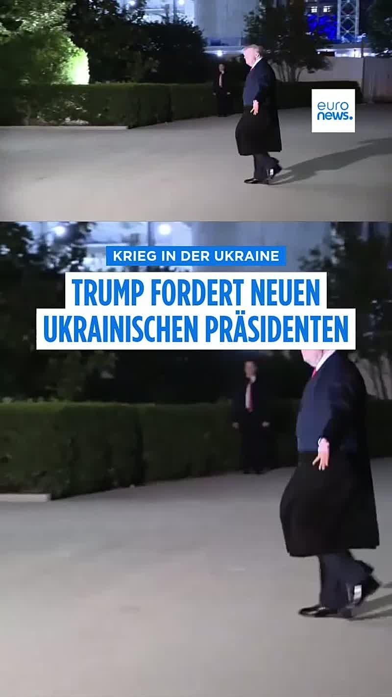 Video: US-Präsident Trump: „Zeit, dass die Ukraine einen neuen Präsidenten bekommt“