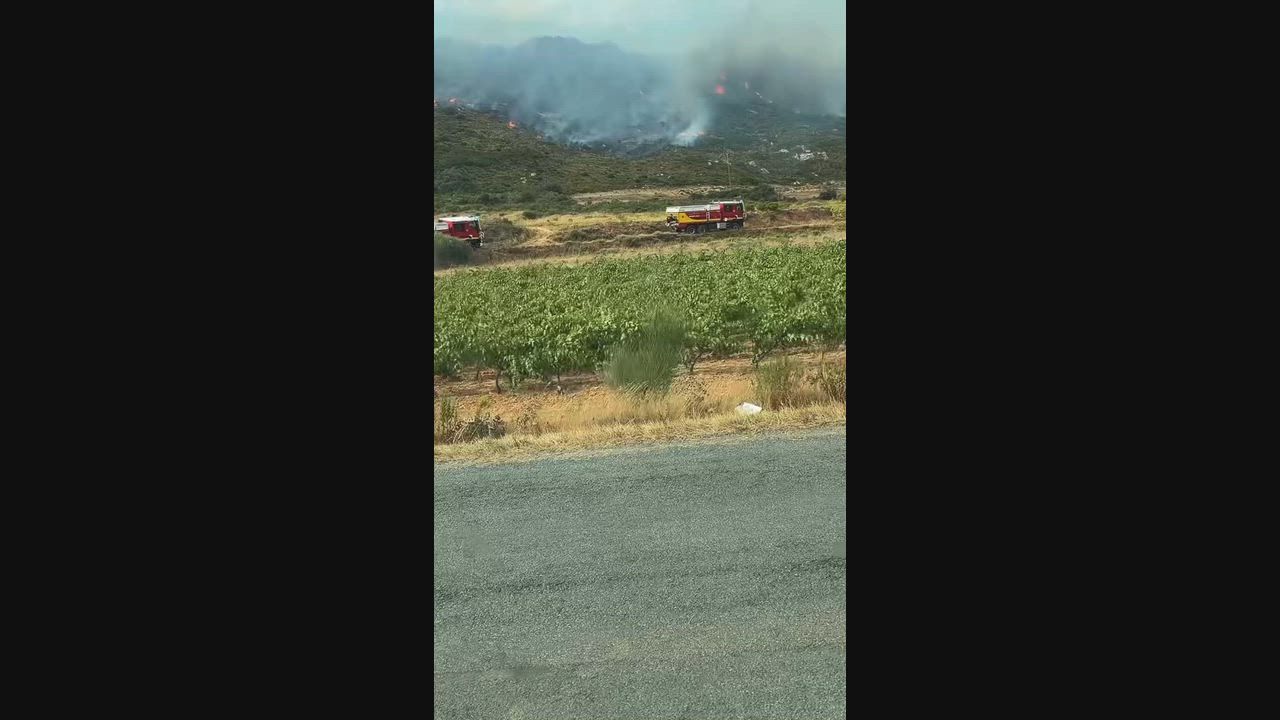 Video: Frankreich: Waldbrand wütet im Département Aude bei extremer Hitze und hoher Brandgefahr, Frankreich