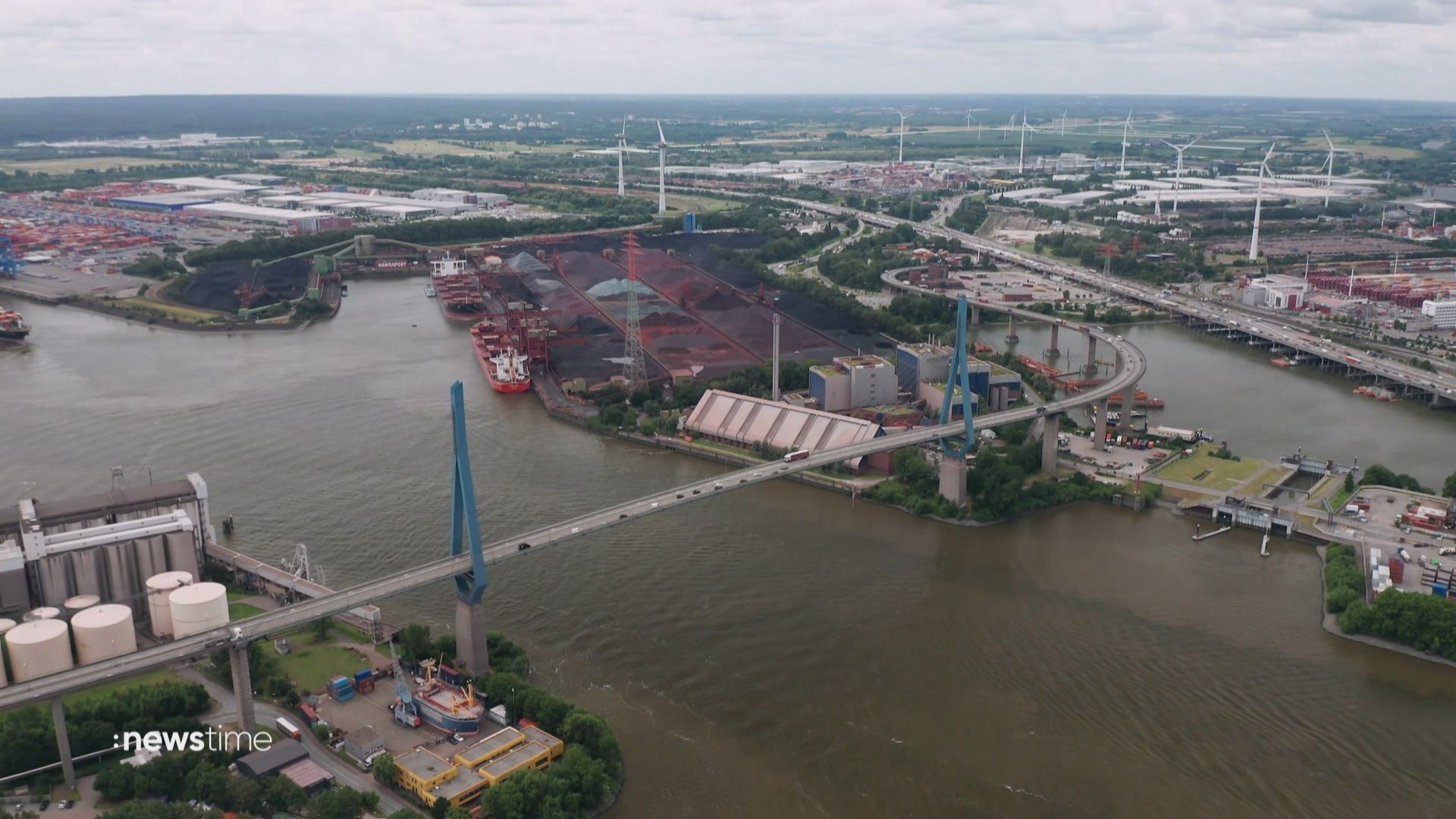 Das Milliardenbauprojekt Köhlbrandbrücke und ihr Neubau haben grünes Licht