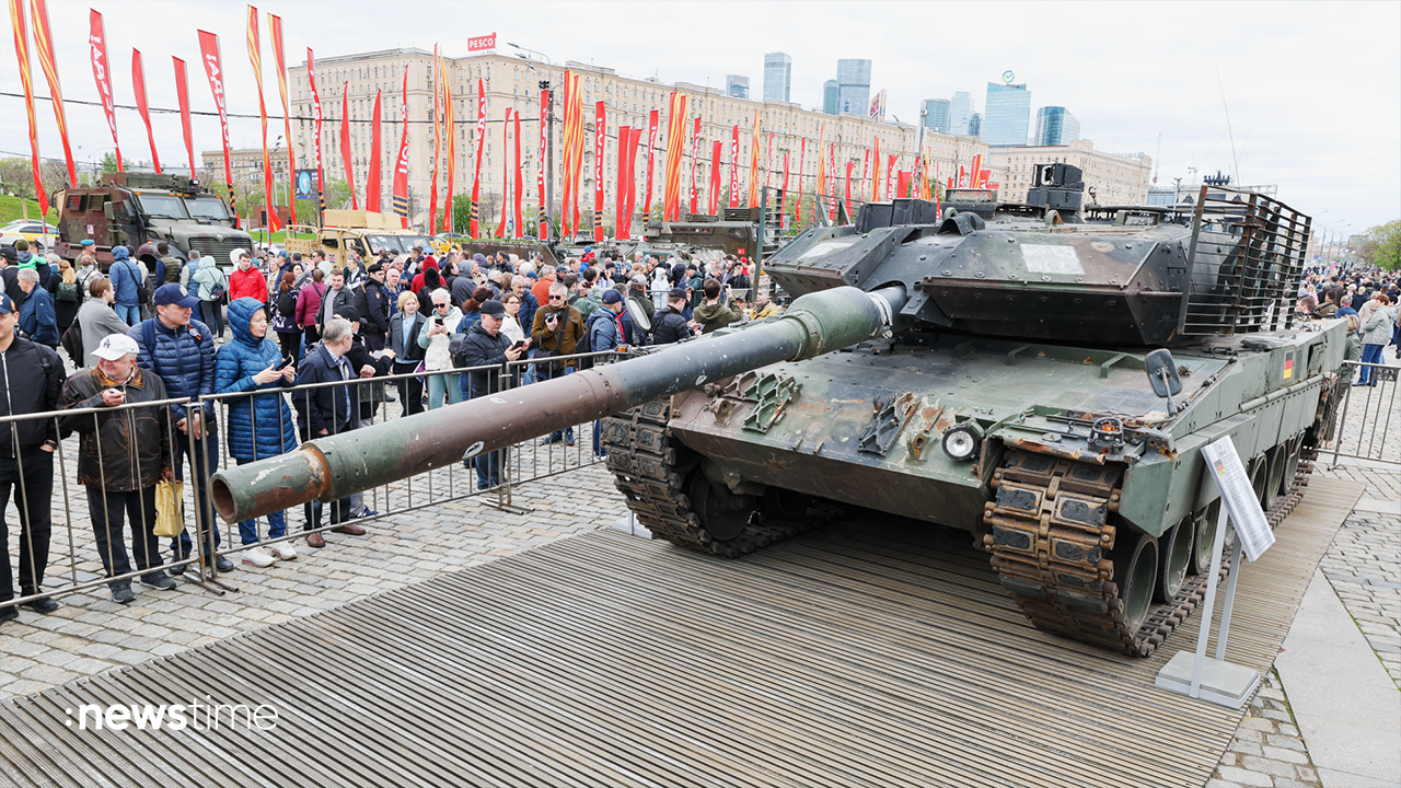 Ukraine-Krieg: Große Parade in Moskau stellt erbeutete Panzer aus