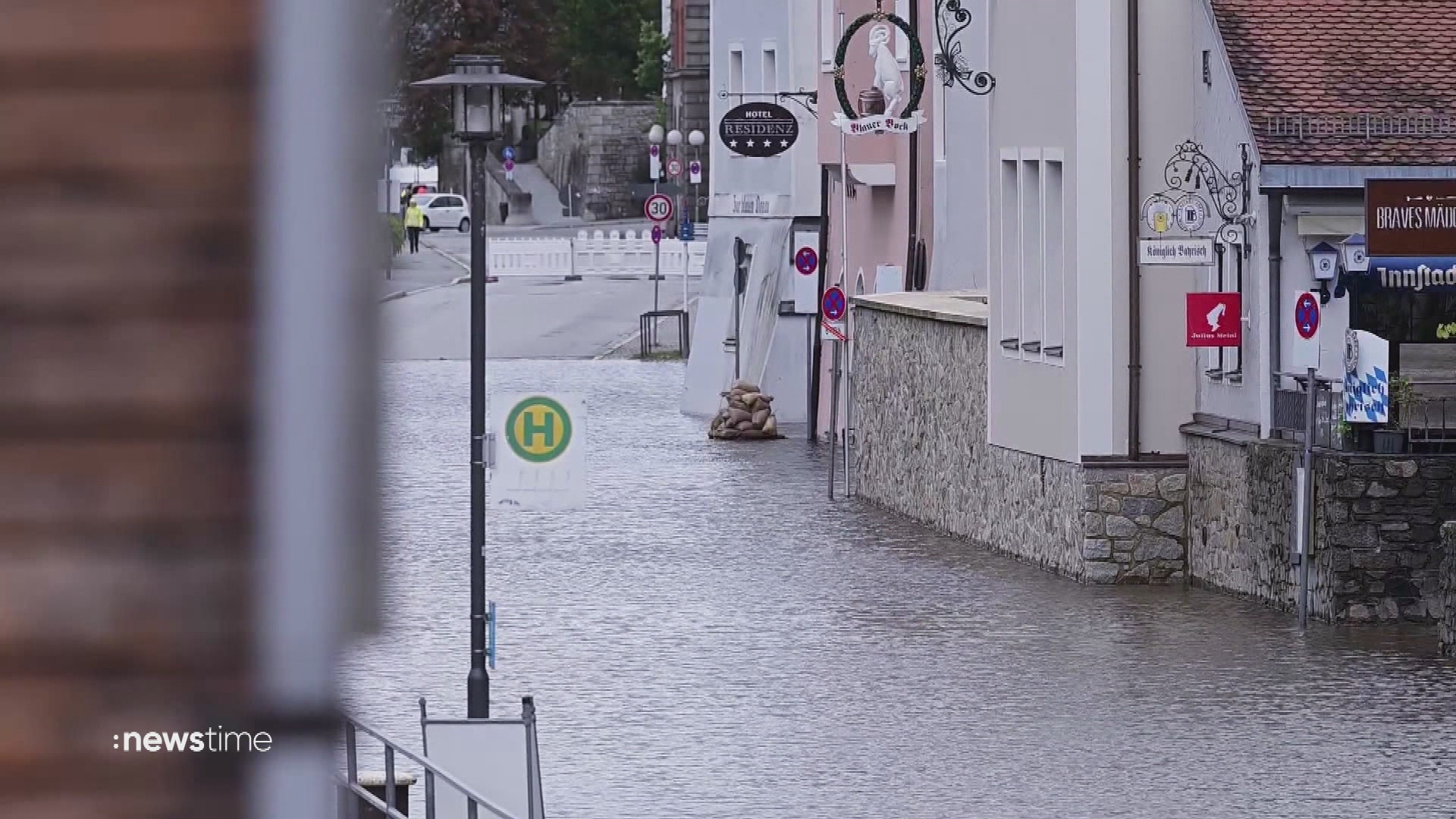 Vorbereitung auf Hochwasser: Steigende Pegelstände in Deutschland - Video