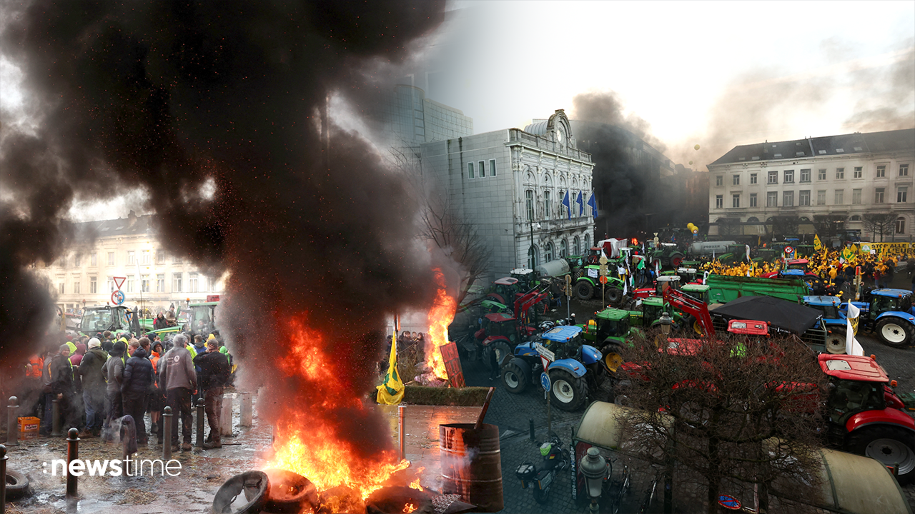EU-Parlament unter Druck: Heftige Proteste der Landwirte in Brüssel