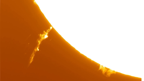 "Plasma fountain": Astrophotographer takes spectacular pictures of the sun
