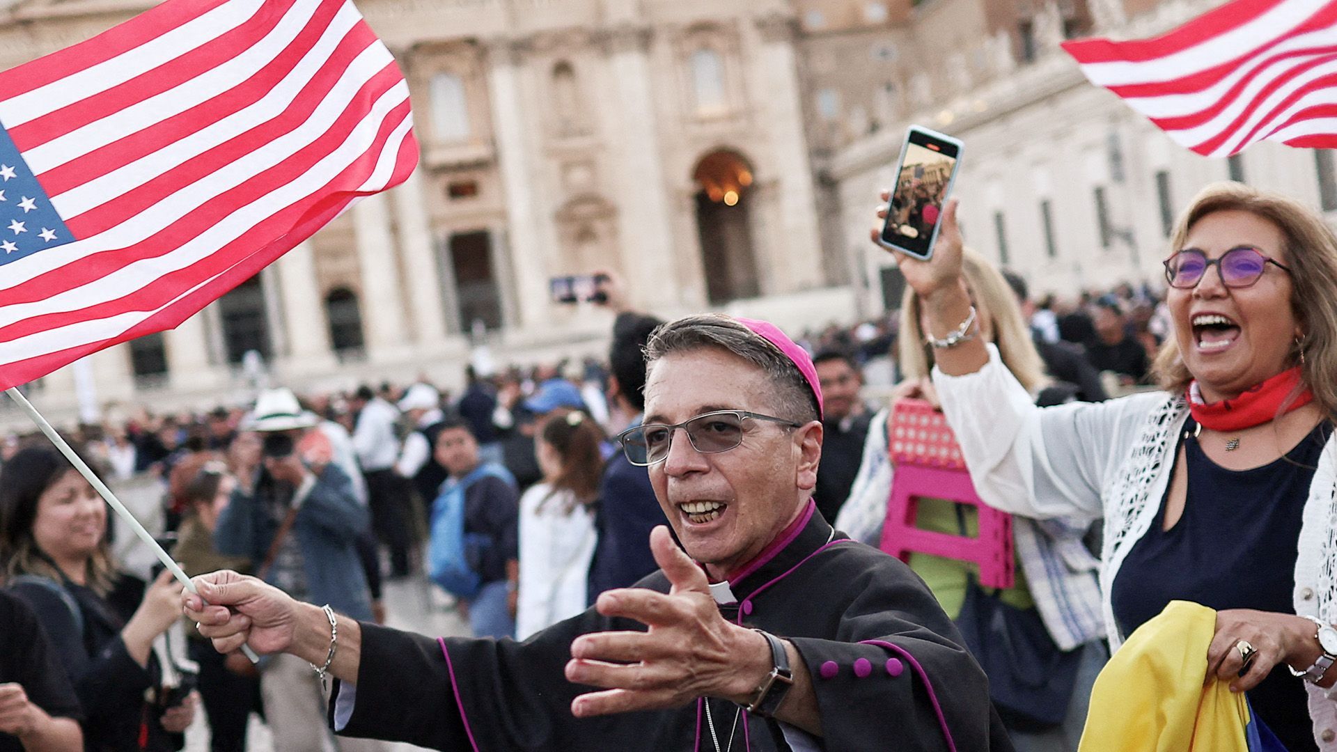 USA feiern ihren Papst