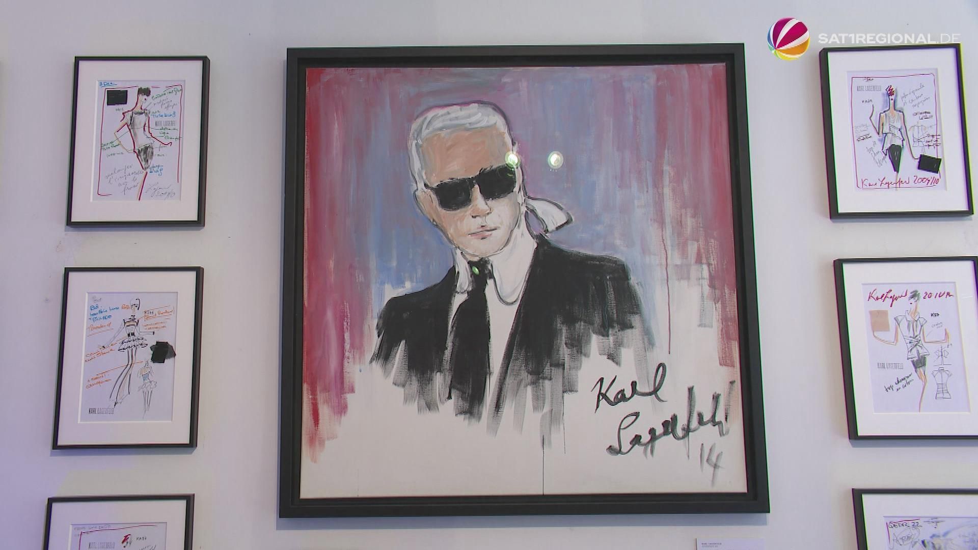 Video: Karl Lagerfeld: Ausstellung in Pop-Up Galerie in Hamburg