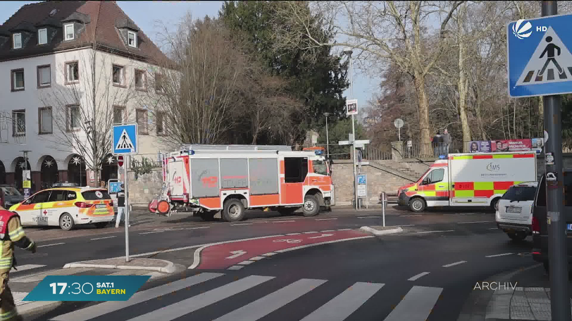 Video: Messerangriff in Aschaffenburg: Täter soll dauerhaft in Psychiatrie